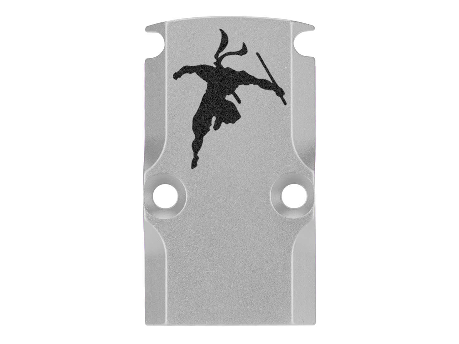 NDZ Glock 17 19 23 26 34 Gen 1-5 Aluminum RMR Cover Plate Engraved Silver - Picture 105 of 130