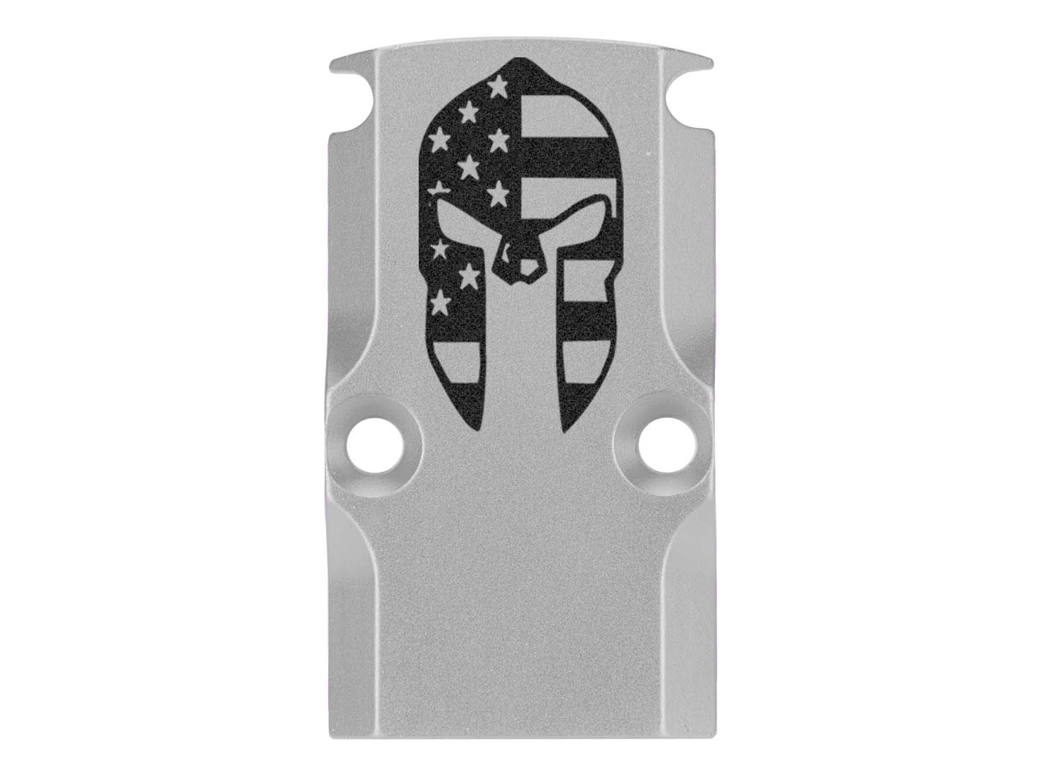 NDZ Glock 17 19 23 26 34 Gen 1-5 Aluminum RMR Cover Plate Engraved Silver - Picture 107 of 130