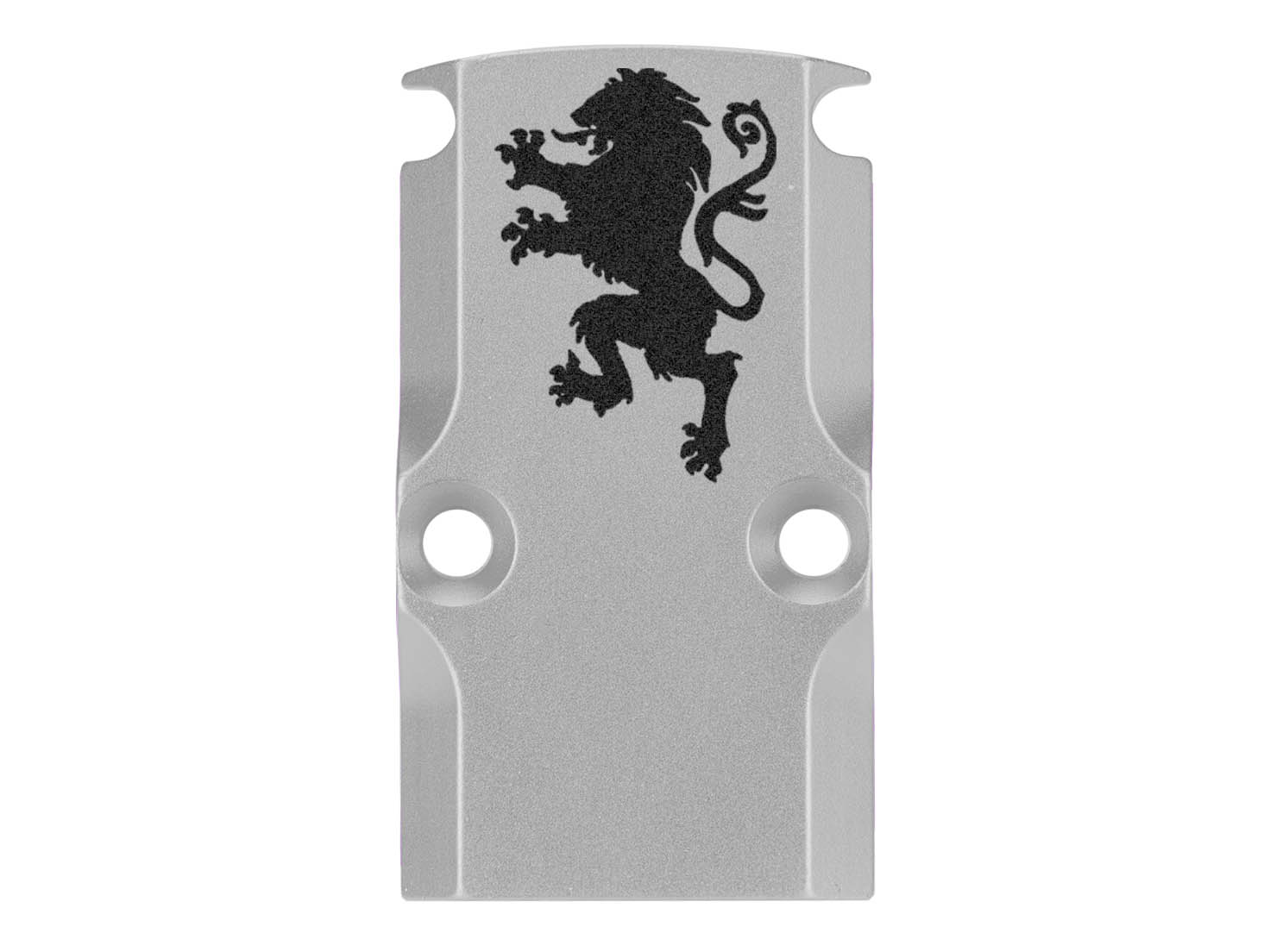 NDZ Glock 17 19 23 26 34 Gen 1-5 Aluminum RMR Cover Plate Engraved Silver - Picture 111 of 130