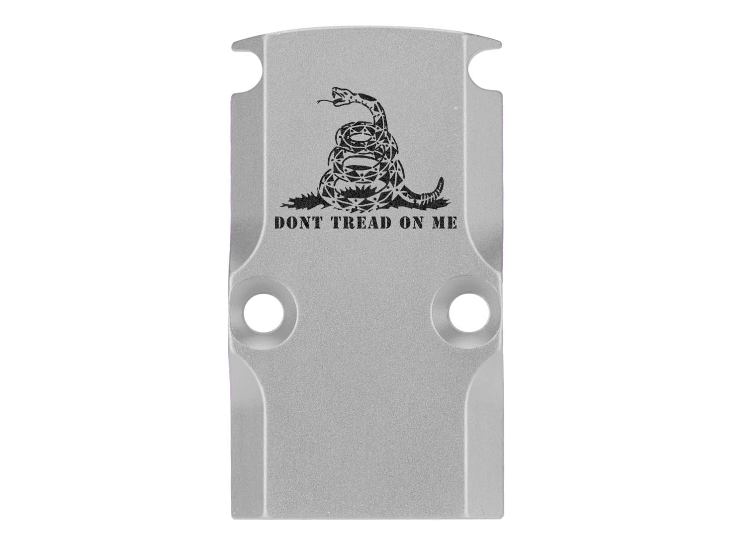 NDZ Glock 17 19 23 26 34 Gen 1-5 Aluminum RMR Cover Plate Engraved Silver - Picture 112 of 130