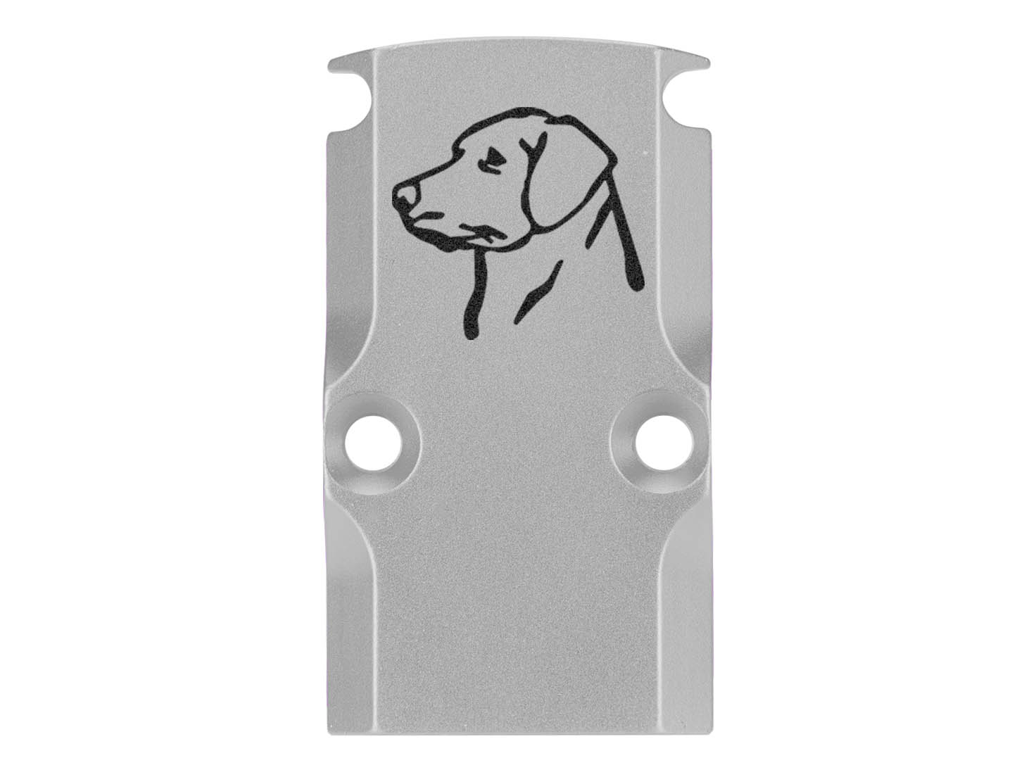 NDZ Glock 17 19 23 26 34 Gen 1-5 Aluminum RMR Cover Plate Engraved Silver - Picture 113 of 130