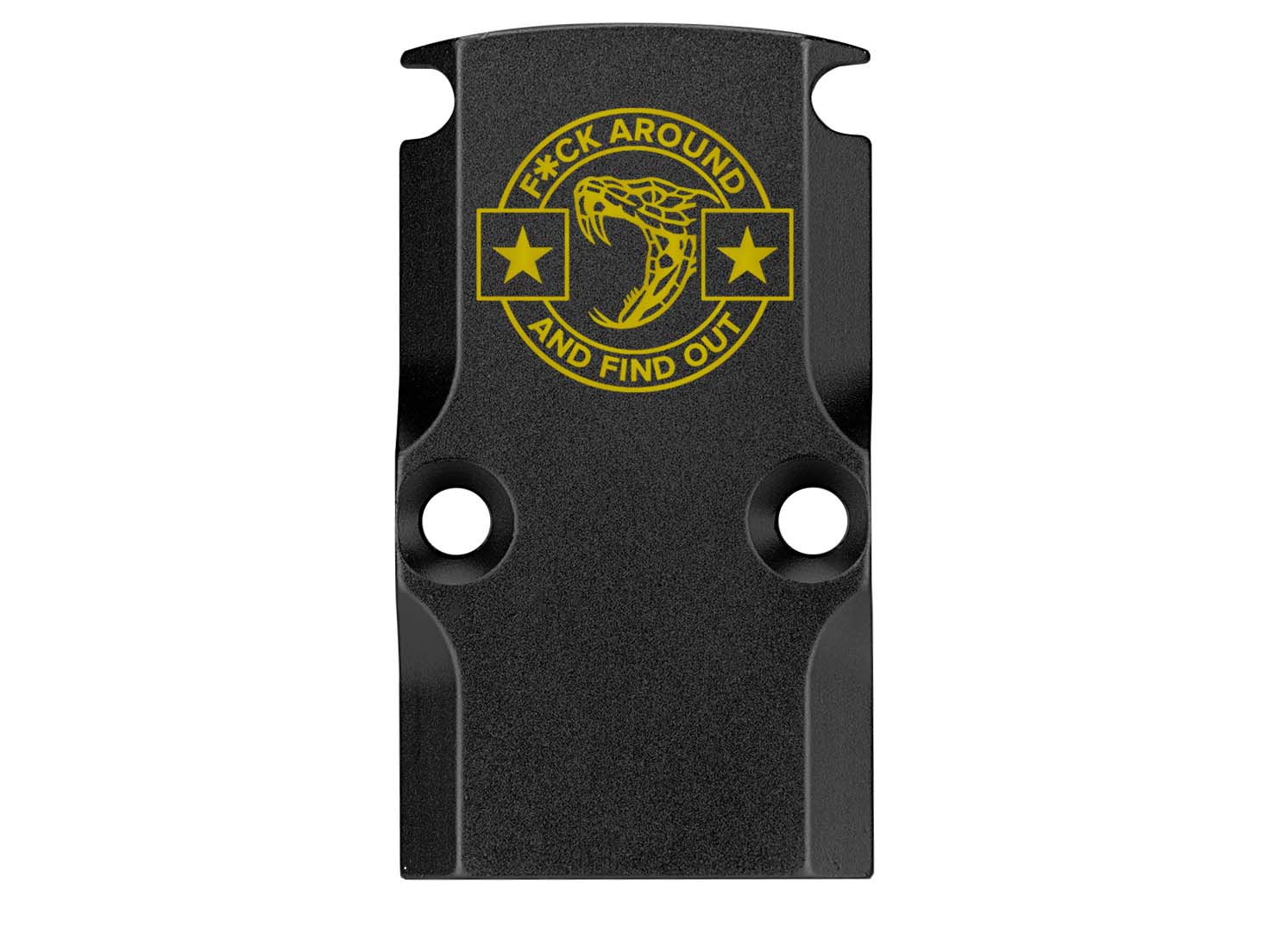 NDZ Glock RMR Slide Cover Plate for Gen 1-5 17 19 23 26 34 Aluminum Gold - Picture 54 of 69