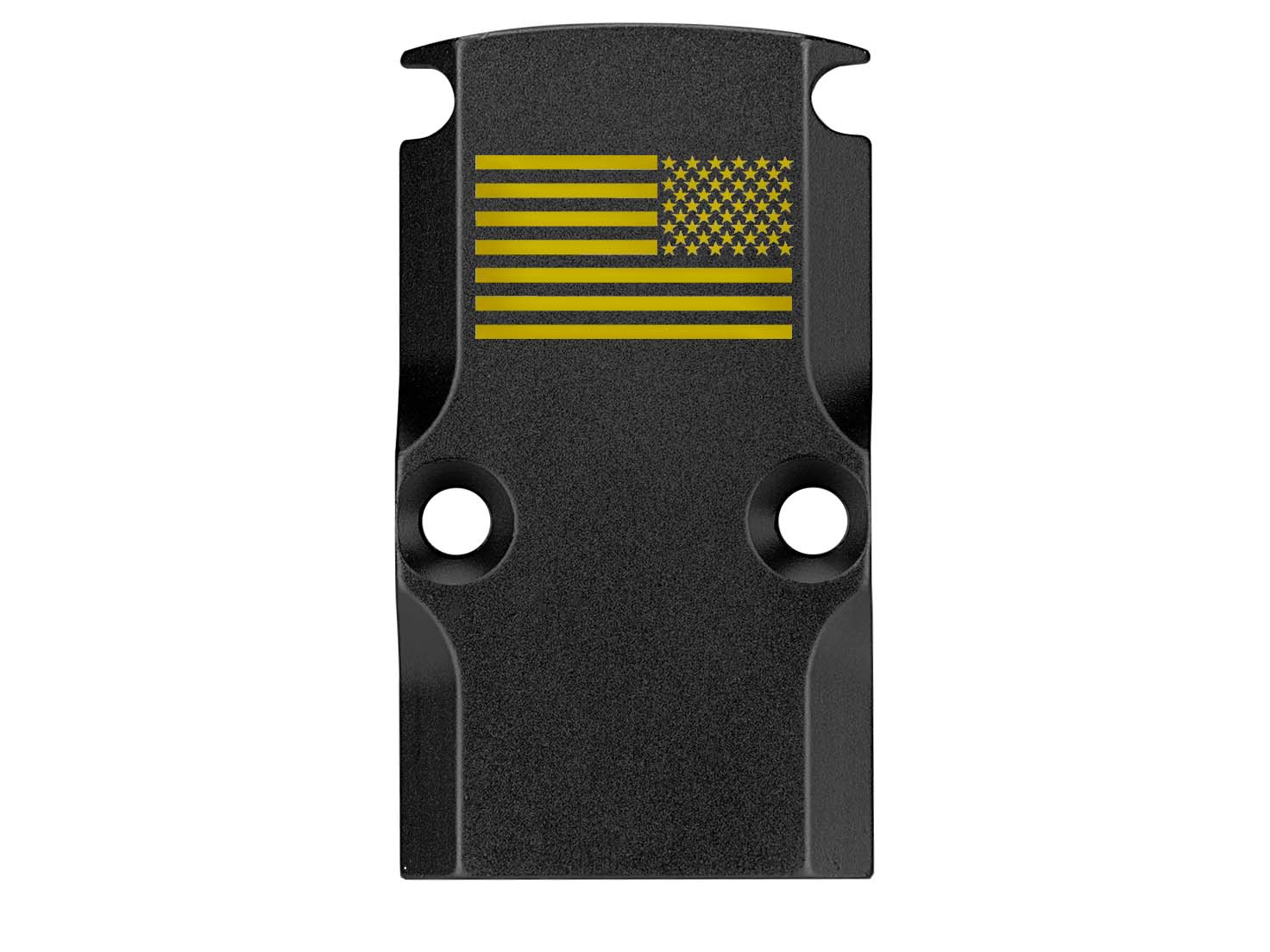 NDZ Glock RMR Slide Cover Plate for Gen 1-5 17 19 23 26 34 Aluminum Gold - Picture 29 of 69