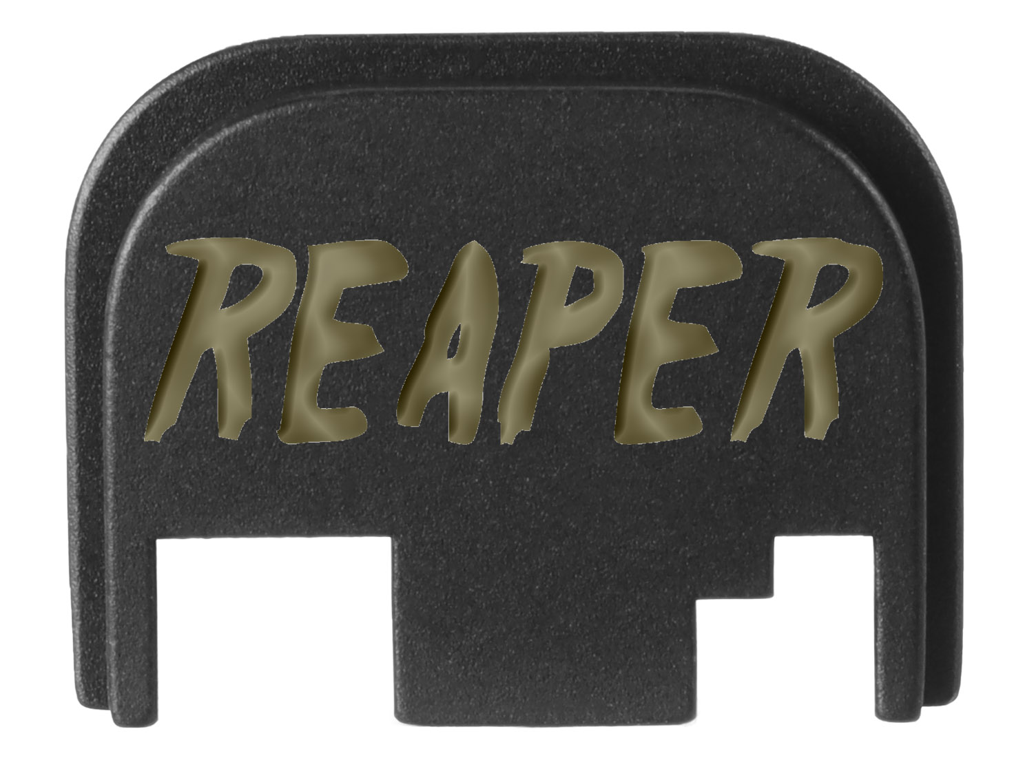 Piastrina Decorativa Pitturata a Mano Back Plate Per Glock