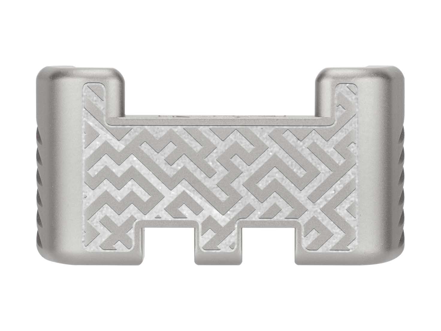 NDZ Slide Racker Back Plate for Glock Gen 1-5 Silver Aluminum