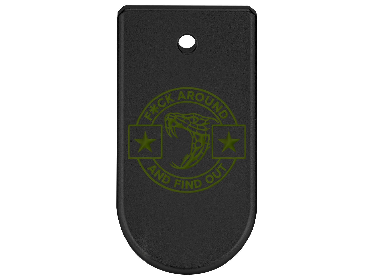 NDZ Glock 43X 48 Magazine Base Plate Extension Aluminum Black, ODG Engravings - Picture 55 of 70