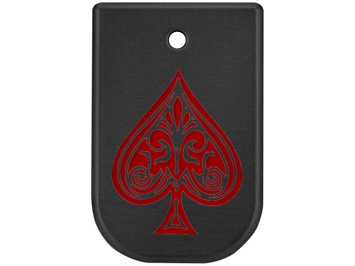 NDZ Glock Gen 5 17 19 22 23 34 45 47 Magazine Base Plate Aluminum Red Engraved - Picture 9 of 71