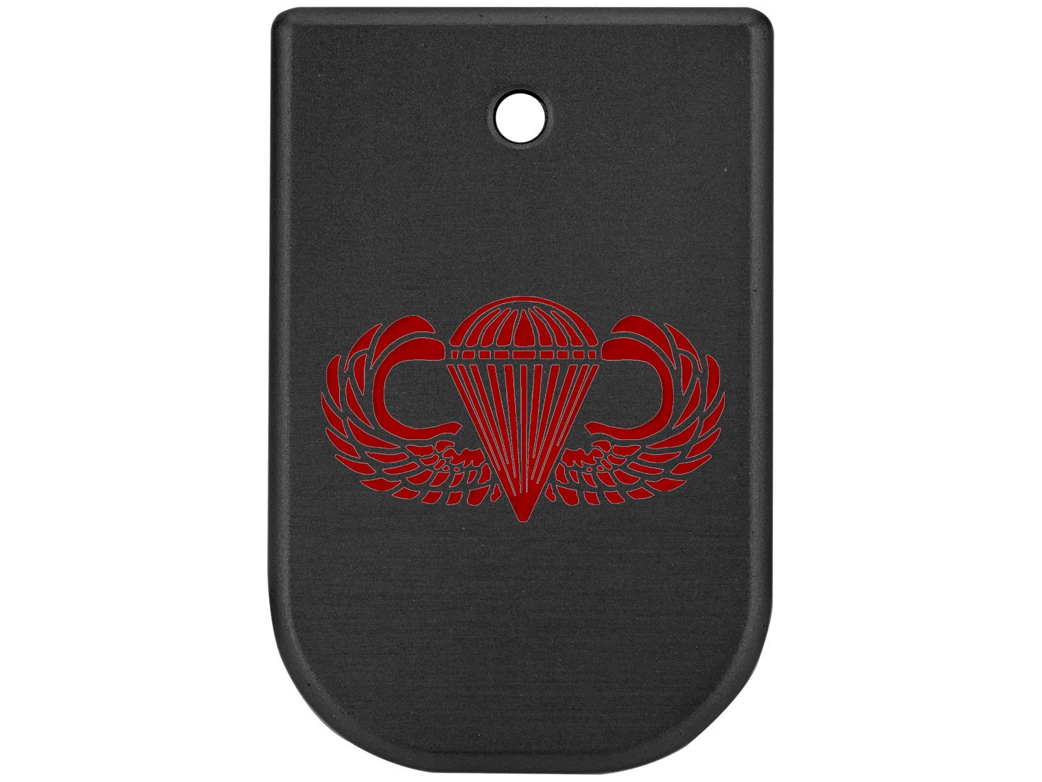 NDZ Glock Gen 5 17 19 22 23 34 45 47 Magazine Base Plate Aluminum Red Engraved - Picture 10 of 71