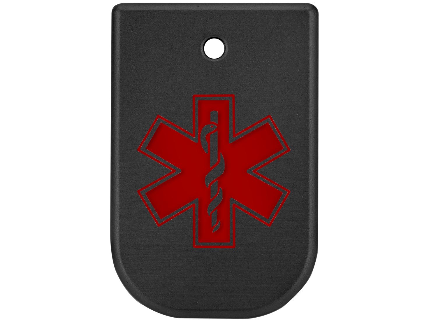 NDZ Glock Gen 5 17 19 22 23 34 45 47 Magazine Base Plate Aluminum Red Engraved - Picture 18 of 71