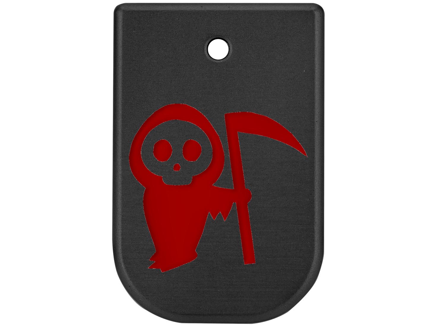 NDZ Glock Gen 5 17 19 22 23 34 45 47 Magazine Base Plate Aluminum Red Engraved - Picture 21 of 71