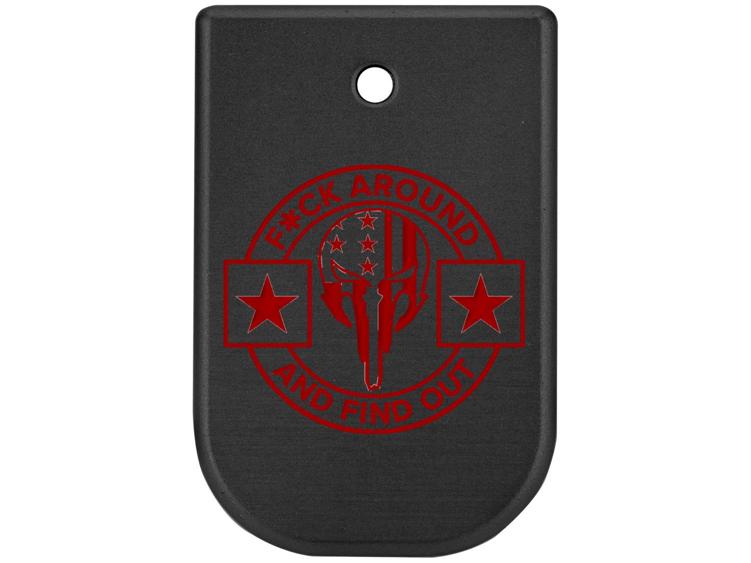 NDZ Glock Gen 5 17 19 22 23 34 45 47 Magazine Base Plate Aluminum Red Engraved - Picture 57 of 71