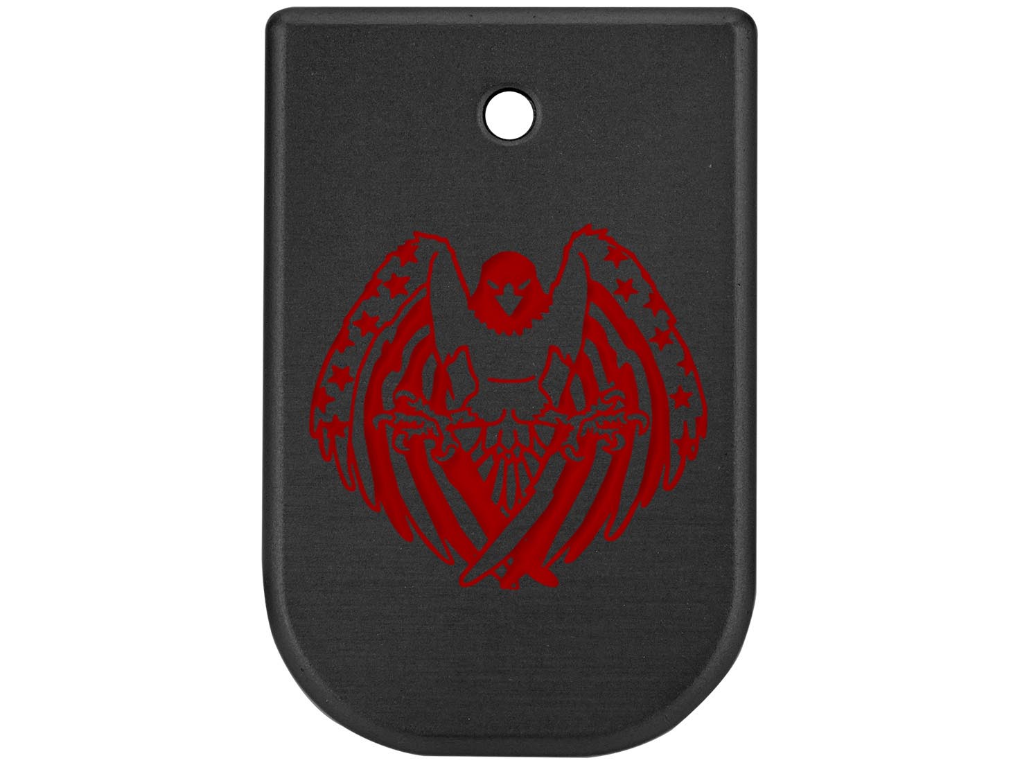 NDZ Glock Gen 5 17 19 22 23 34 45 47 Magazine Base Plate Aluminum Red Engraved - Picture 60 of 71