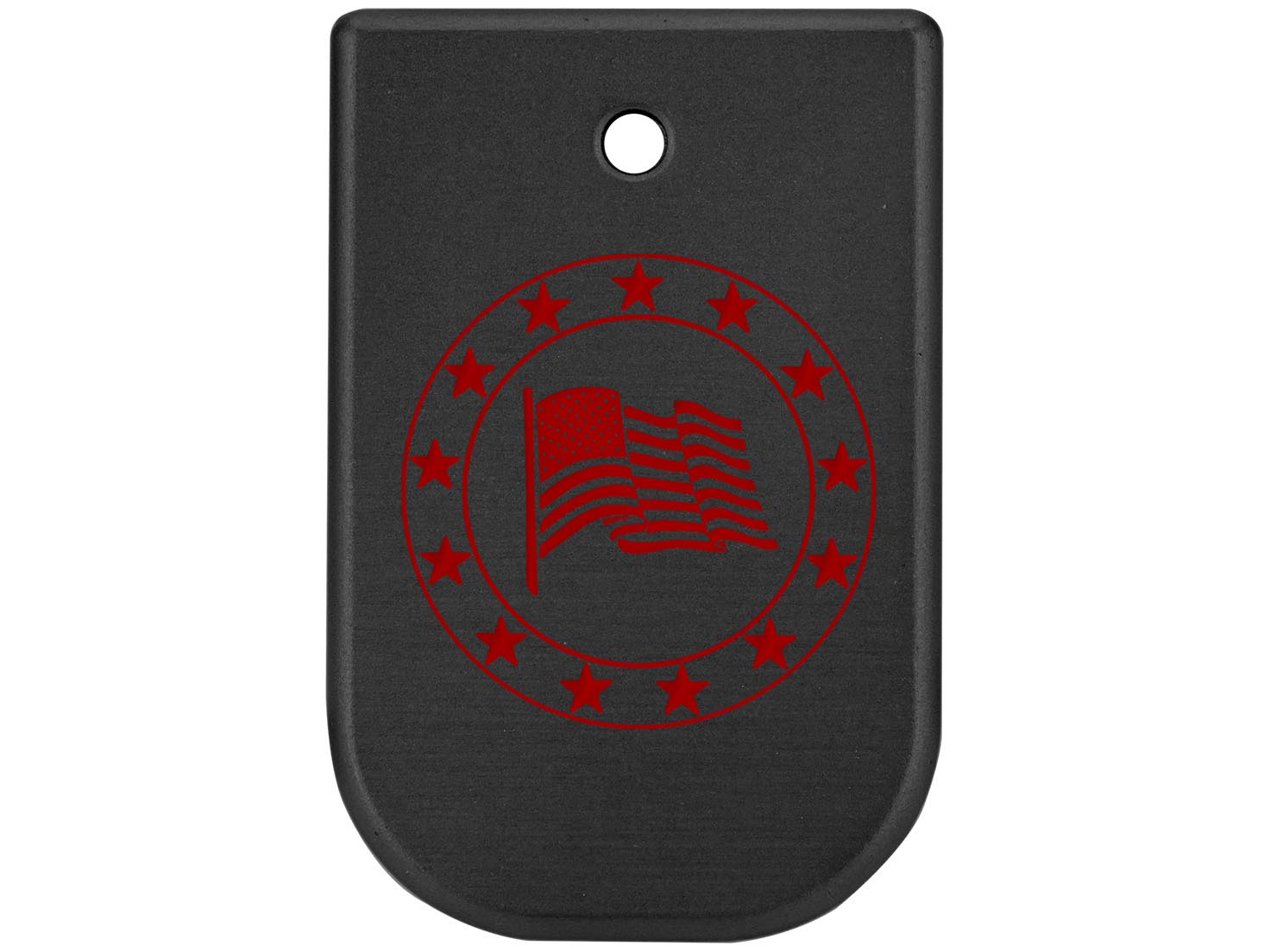 NDZ Glock Gen 5 17 19 22 23 34 45 47 Magazine Base Plate Aluminum Red Engraved - Picture 61 of 71