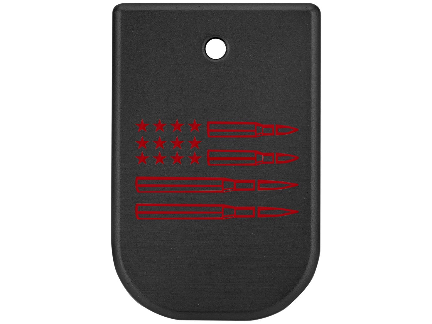 NDZ Glock Gen 5 17 19 22 23 34 45 47 Magazine Base Plate Aluminum Red Engraved - Picture 62 of 71