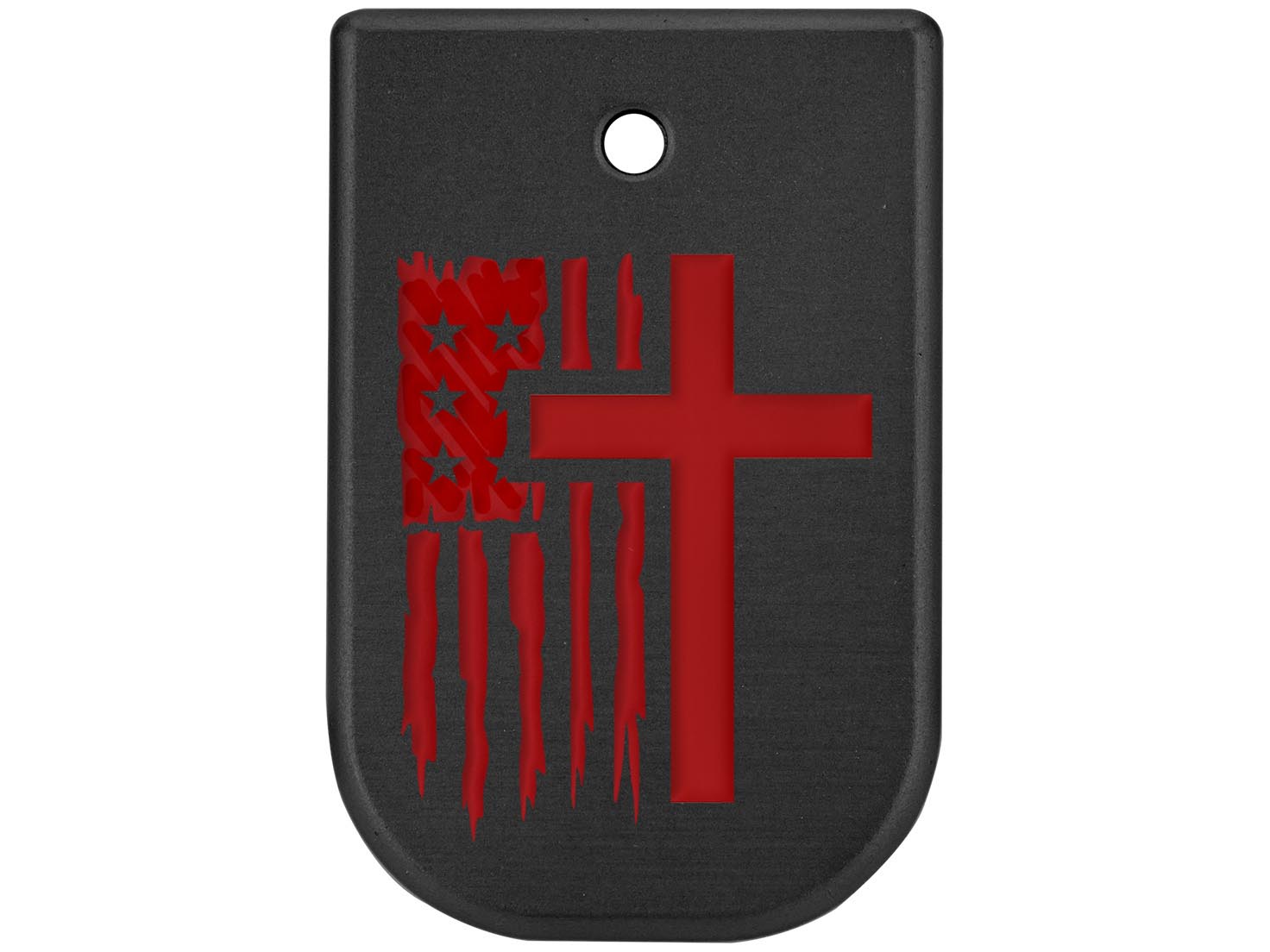 NDZ Glock Gen 5 17 19 22 23 34 45 47 Magazine Base Plate Aluminum Red Engraved - Picture 64 of 71
