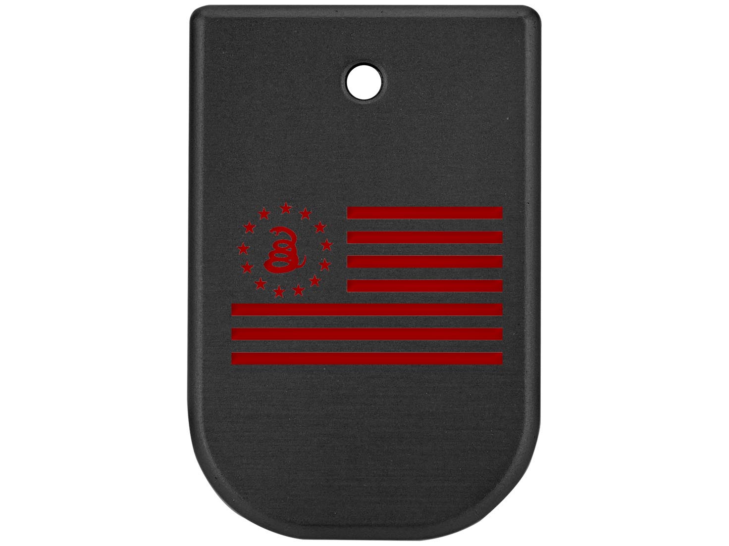 NDZ Glock Gen 5 17 19 22 23 34 45 47 Magazine Base Plate Aluminum Red Engraved - Picture 66 of 71