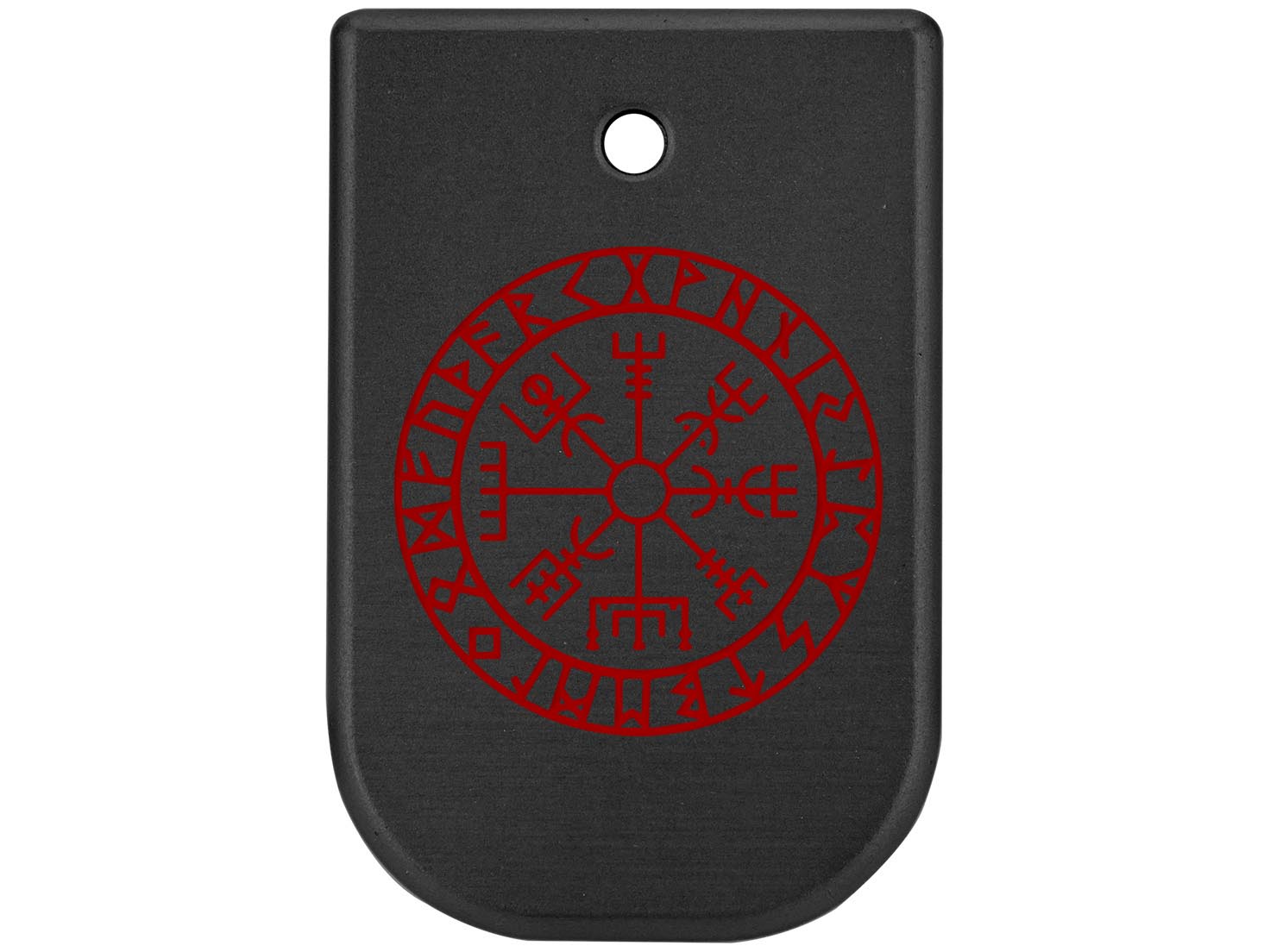 NDZ Glock Gen 5 17 19 22 23 34 45 47 Magazine Base Plate Aluminum Red Engraved - Picture 70 of 71