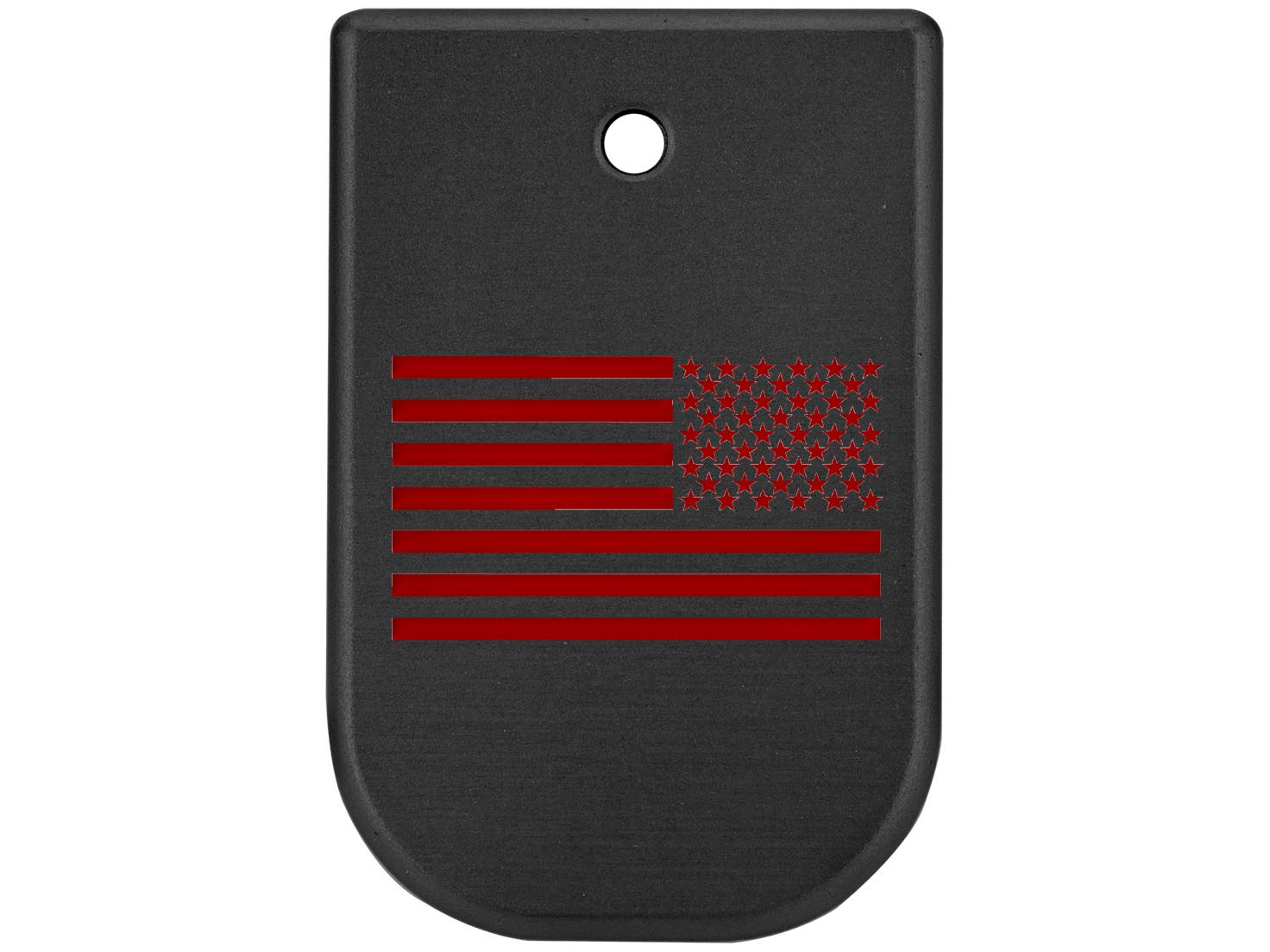 NDZ Glock Gen 5 17 19 22 23 34 45 47 Magazine Base Plate Aluminum Red Engraved - Picture 31 of 71