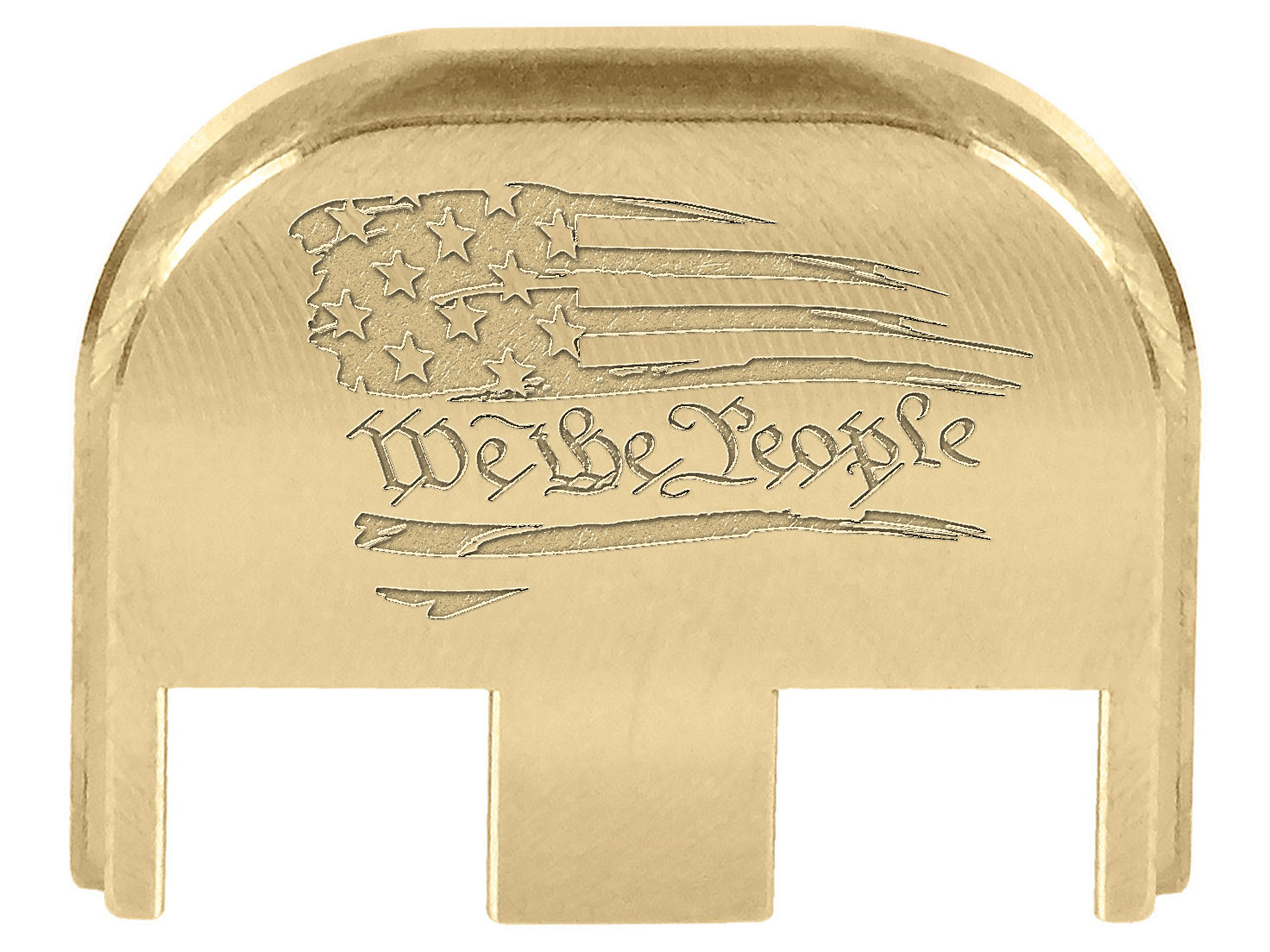 NDZ PSA Sabre Dagger Slide Back Plate Brass Cerakote G17 G19 Gen 5