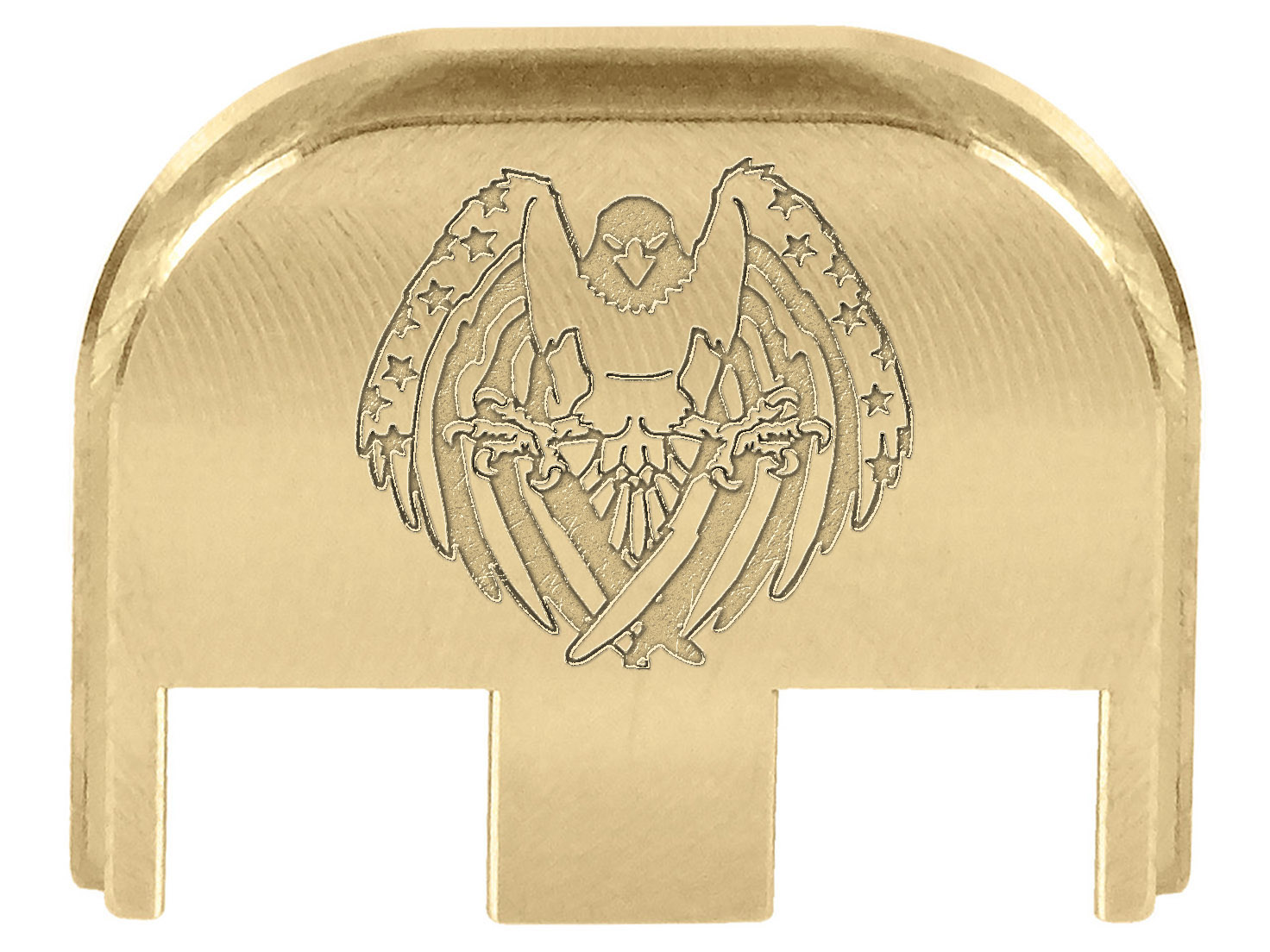 NDZ PSA Sabre Dagger Slide Back Plate Brass Cerakote G17 G19 Gen 5