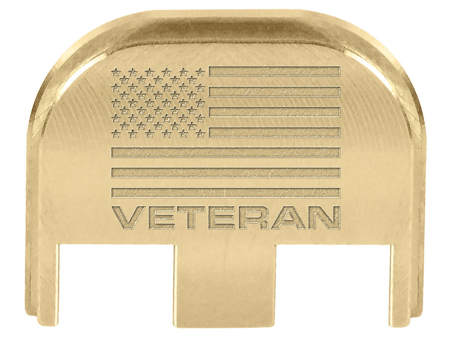 NDZ PSA Sabre Dagger Slide Back Plate Brass Cerakote G17 G19 Gen 5