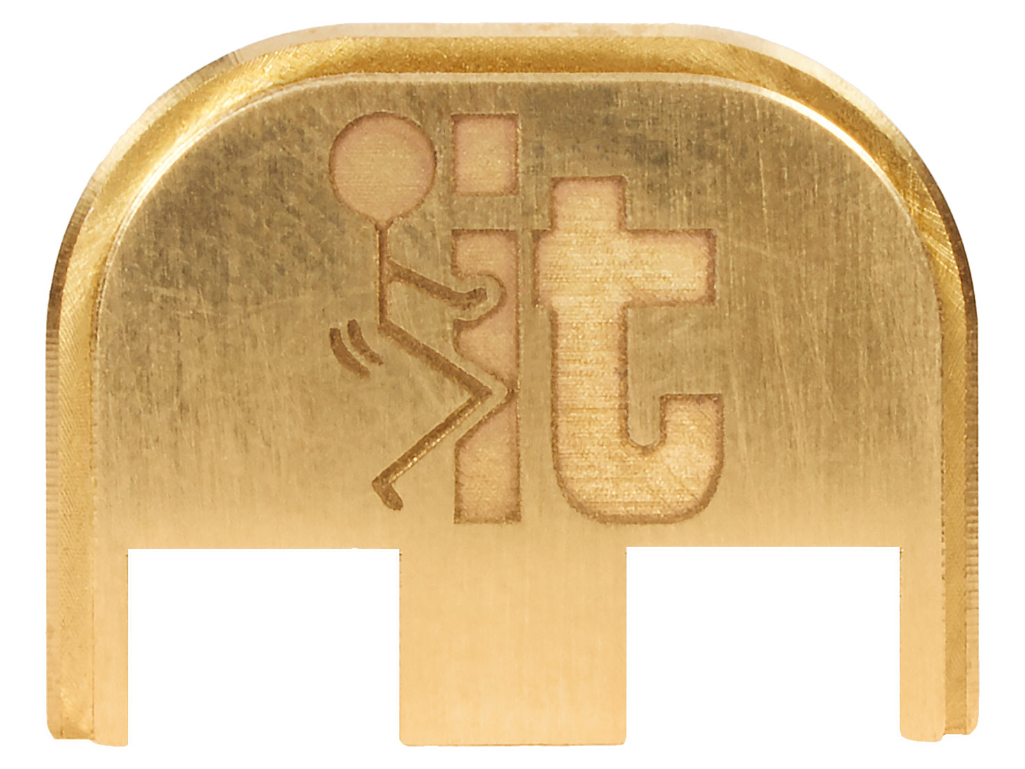 for Glock 19x 19 17 Gen 5 Slide Cover Back Plate Brass - Choose Deep ...