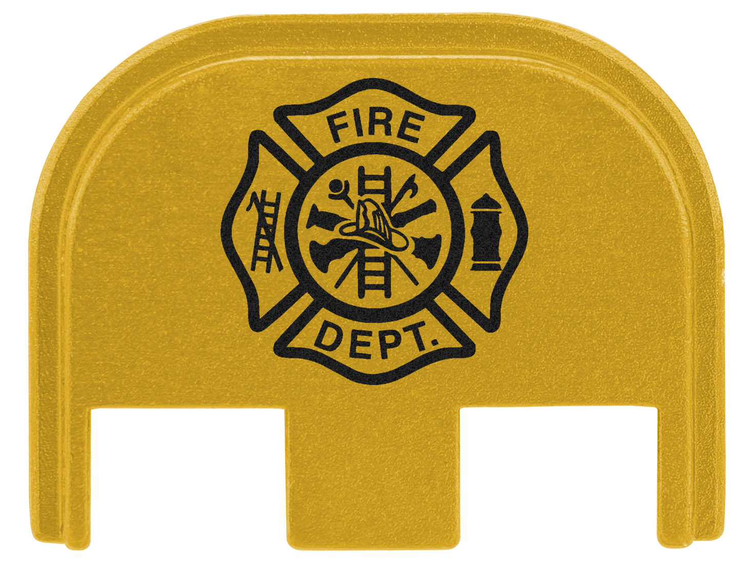NDZ Glock Gen 5 17 19 22 23 26 45 47 3D Grim Reaper Brass Slide Cover