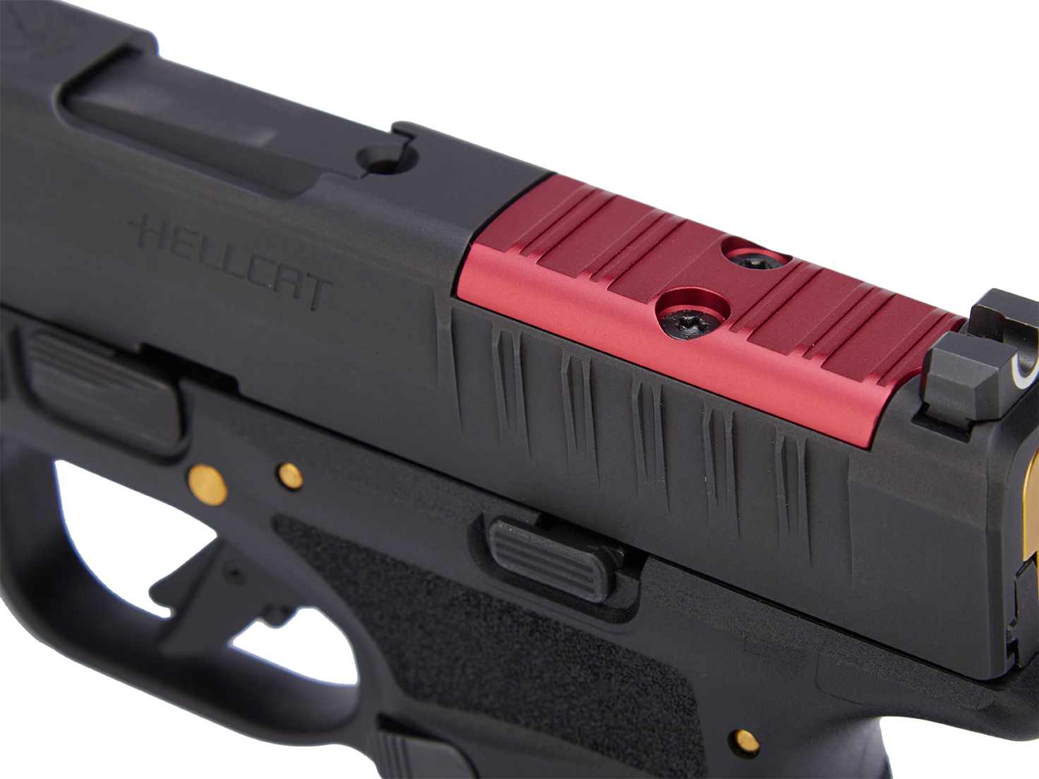 NDZ Optic Sight Plate Cover For Springfield Hellcat OSP/RDP/Pro - Anodized Aluminum, RMSc Footprint