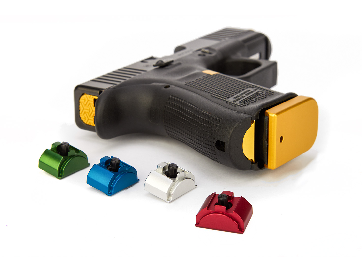 for Glock 17 19 Gen 4-5 Grip Frame Plug Insert Aluminum Black