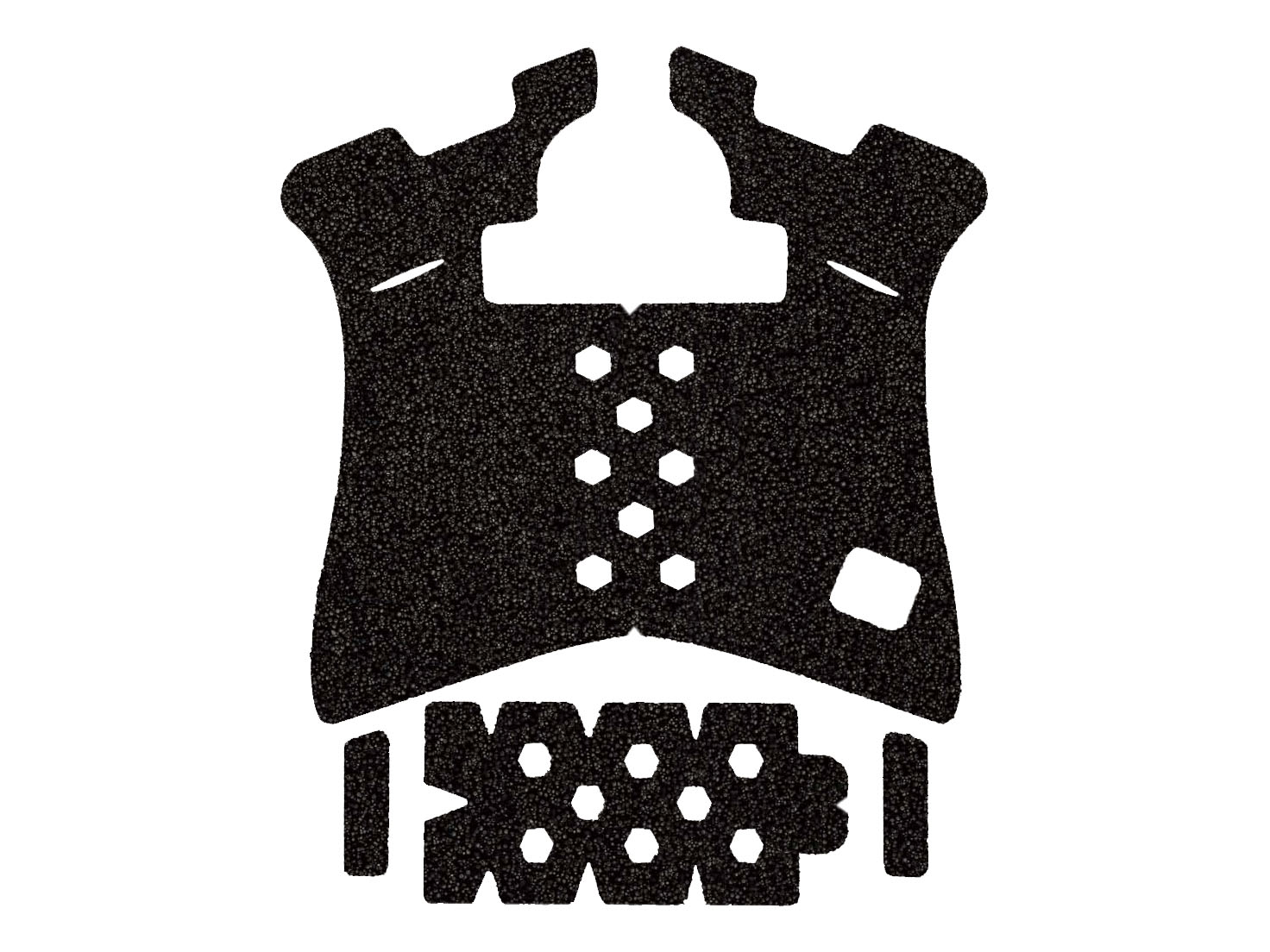 NDZ Glock Gen 5 17 19X 22 34 45 47 PRO Grip Tape Enhanced Granulate Texture Wrap