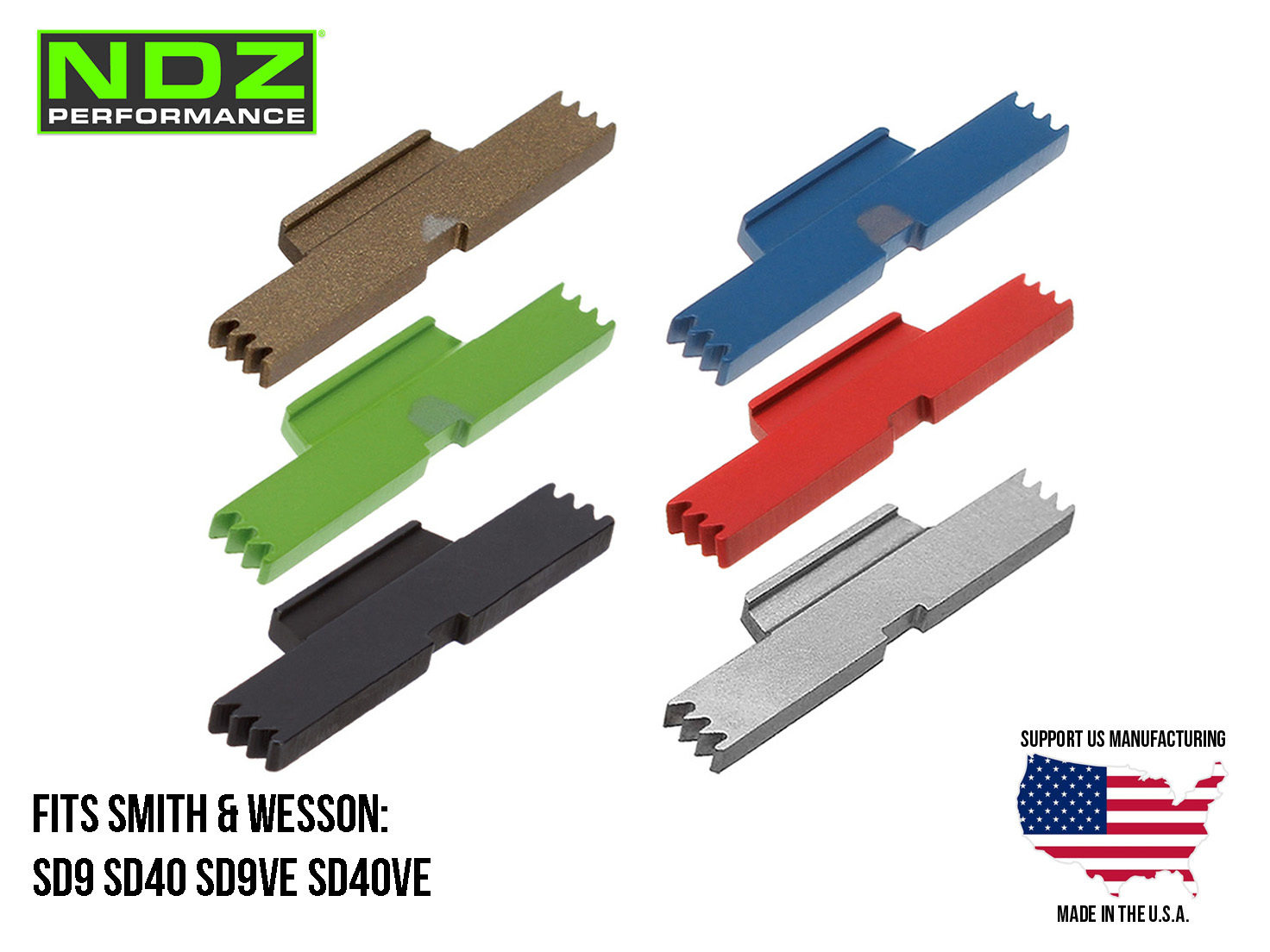 NDZ Smith & Wesson SD9 SD40 2.0 SD9VE SD40VE Extended Slide Lock