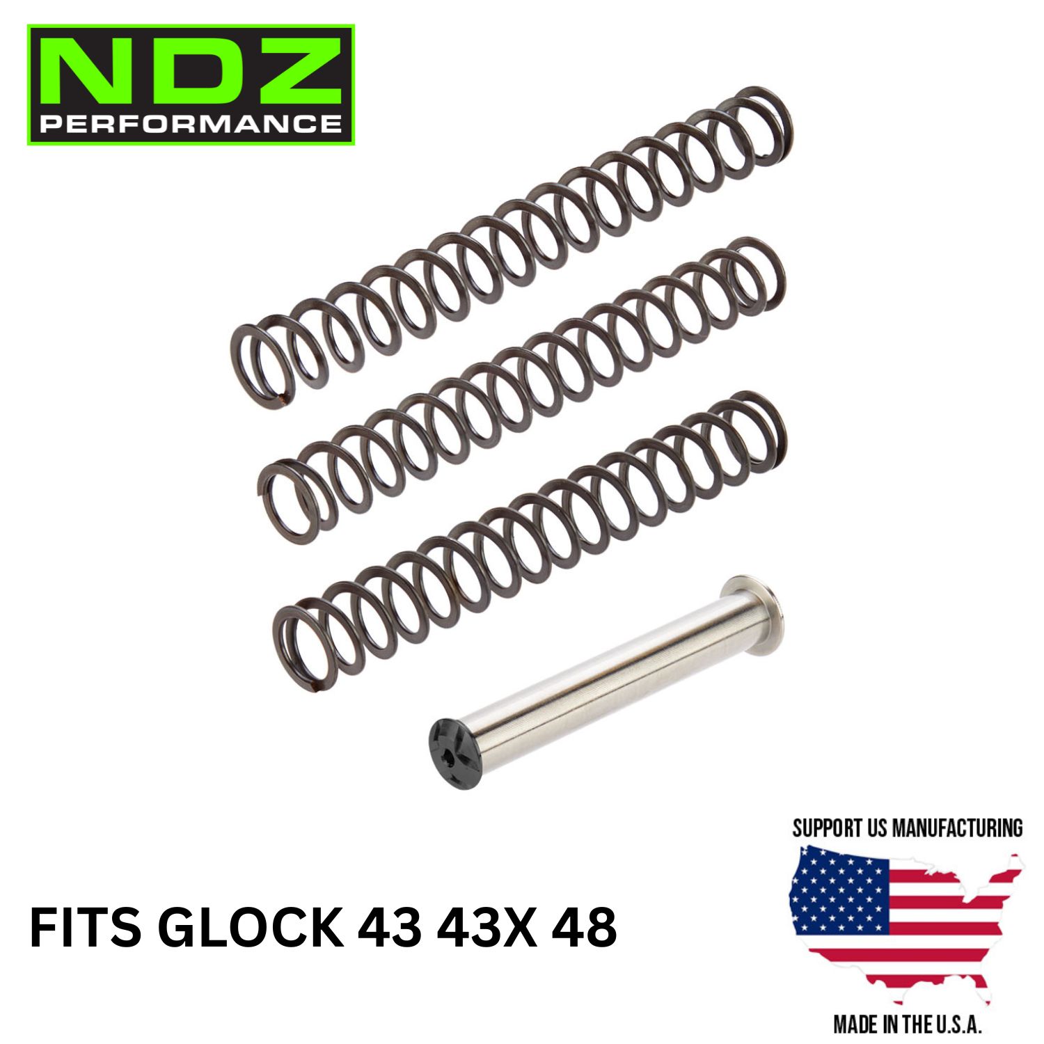 NDZ Heavy Weight Stainless Guide Rod Tuner Pack ISMI Spring Fits