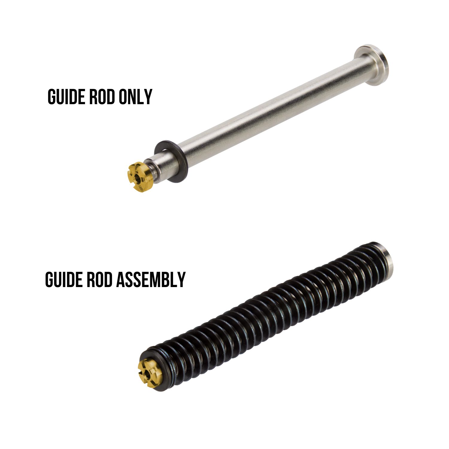 Bottom Spring With Guide Rod NDZ Glock 19 23 32 38 Gen 1-3 Stainless Steel Guide Rod Assembly ISMI ...