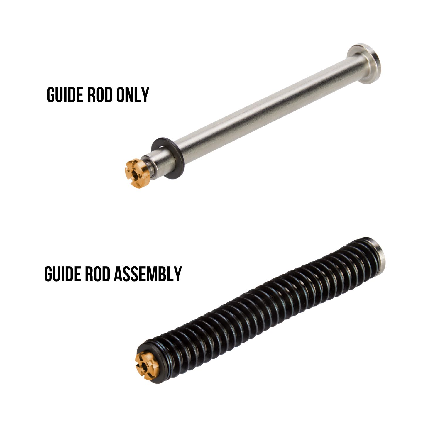 NDZ Glock 19 23 32 38 Gen 1-3 Stainless Steel Guide Rod Assembly