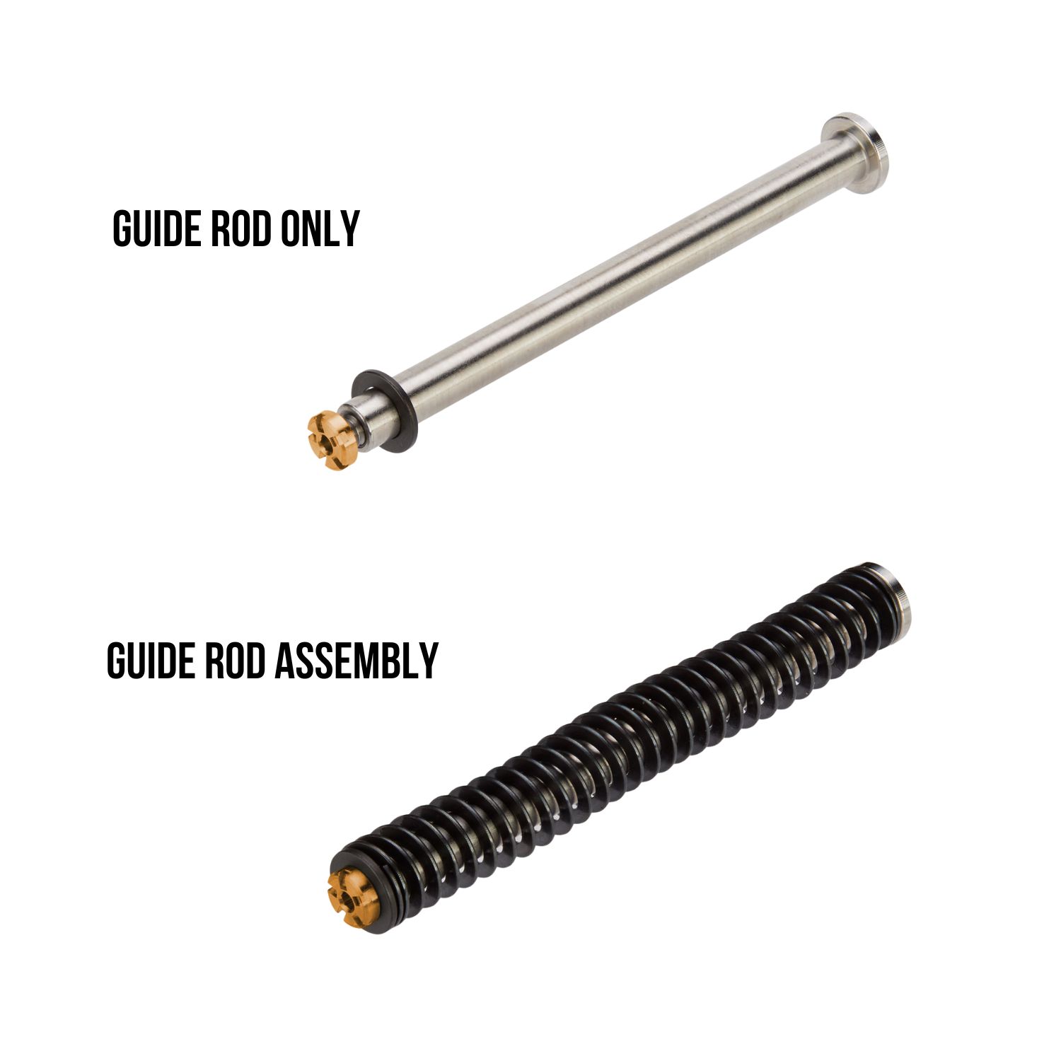 NDZ Glock 20 21 Gen 1-3 Stainless Steel Guide Rod Assembly ISMI