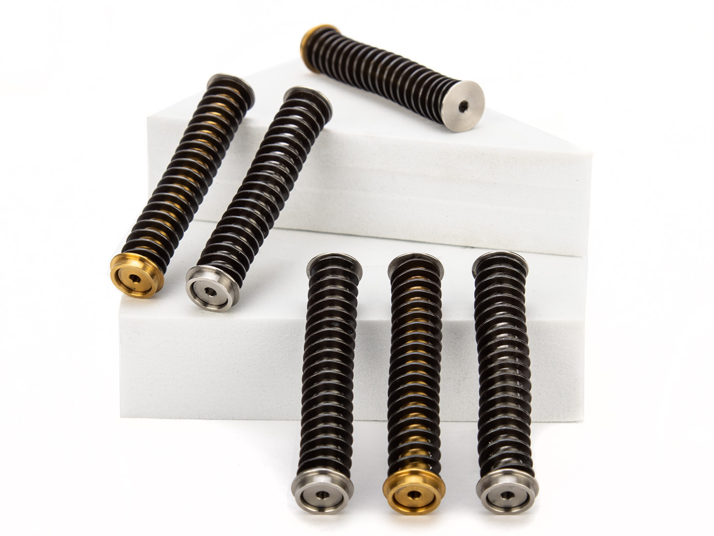 a d04。*2 04lsss NDZ Glock 43 43X 48 Guide Rod Assembly Stainless Steel PVD ISMI