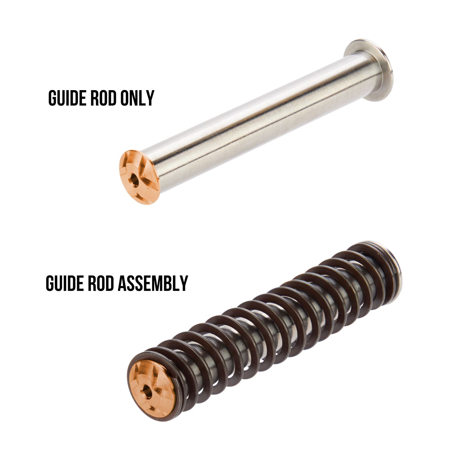 NDZ Glock 43 43X 48 Stainless Steel Heavyweight Guide Rod Assembly