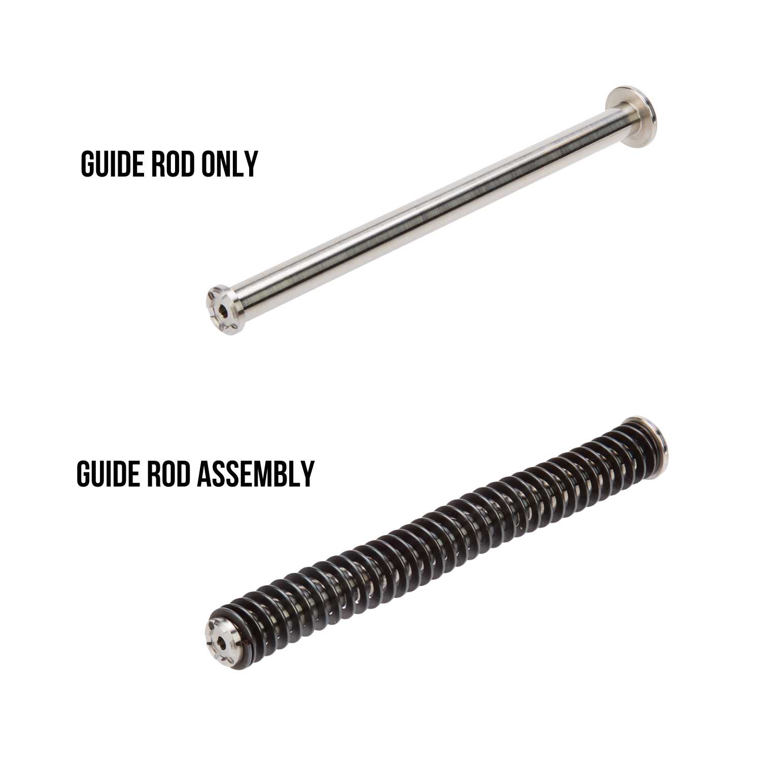 NDZ Sig P320 Full-Size 9MM Stainless Steel Guide Rod Assembly ISMI Springs