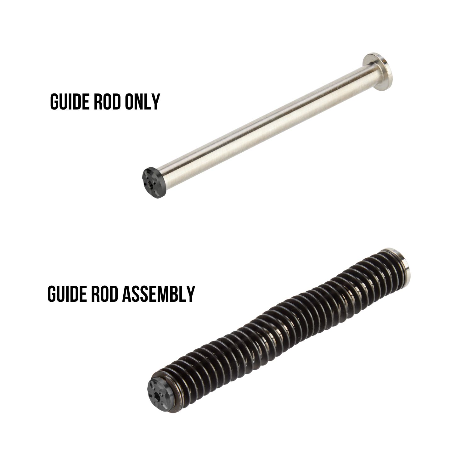 thumbnail interactive-video image 1 of ISMI Recoil Spring Kit For SIG P365XL & X Macro 3.7" – 13lb, 15lb, 17lb, 20lb Chrome Silicon 1 of 4