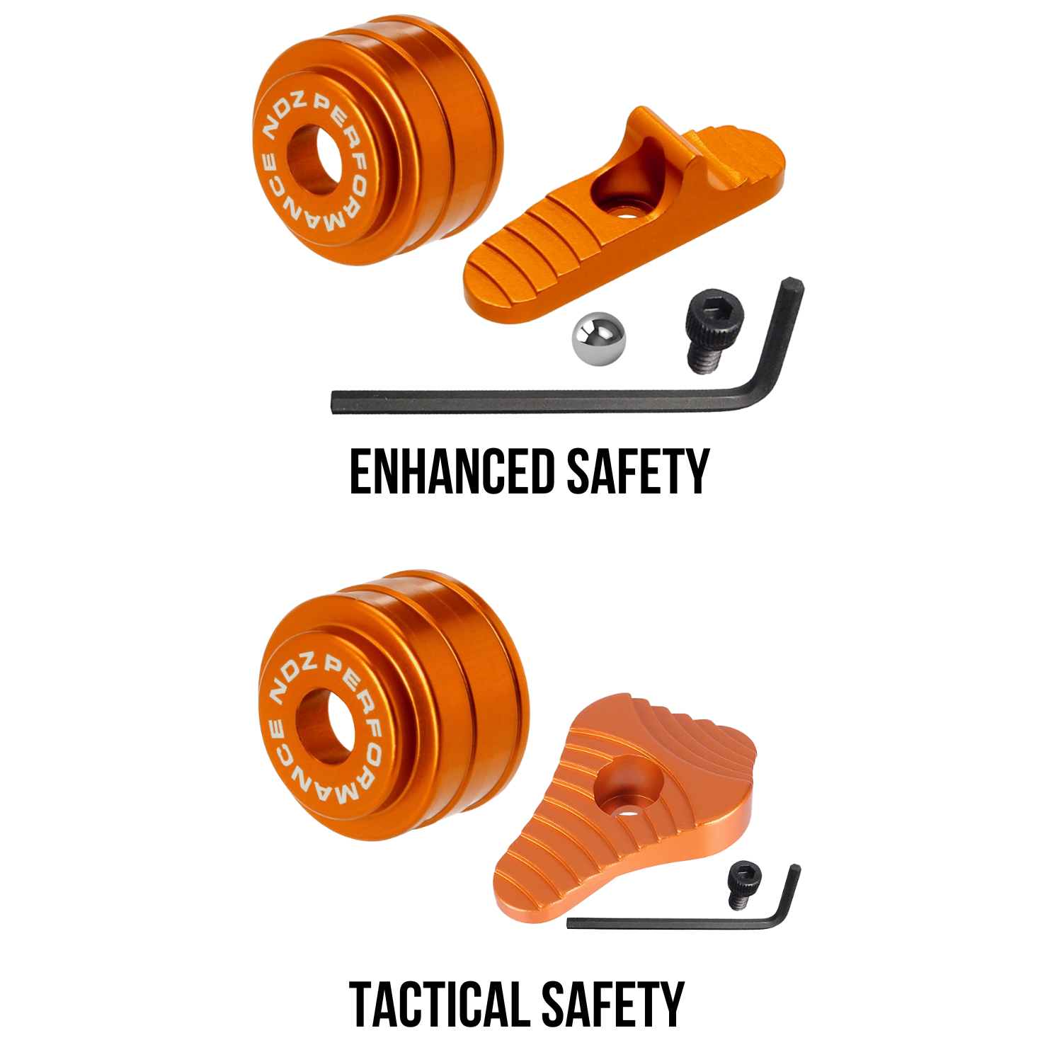 NDZ Mossberg Aluminum Safety & Follower Kit for 500 590 88 940 870 12/20 Gauge - Bild 9 von 10