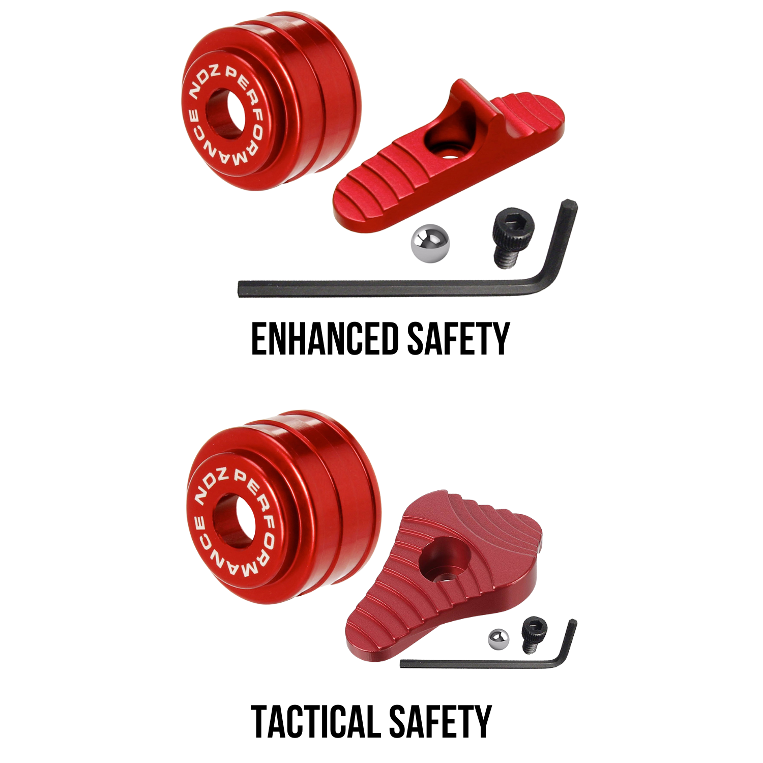 NDZ Mossberg Aluminum Safety & Follower Kit for 500 590 88 940 870 12/20 Gauge - Bild 7 von 10