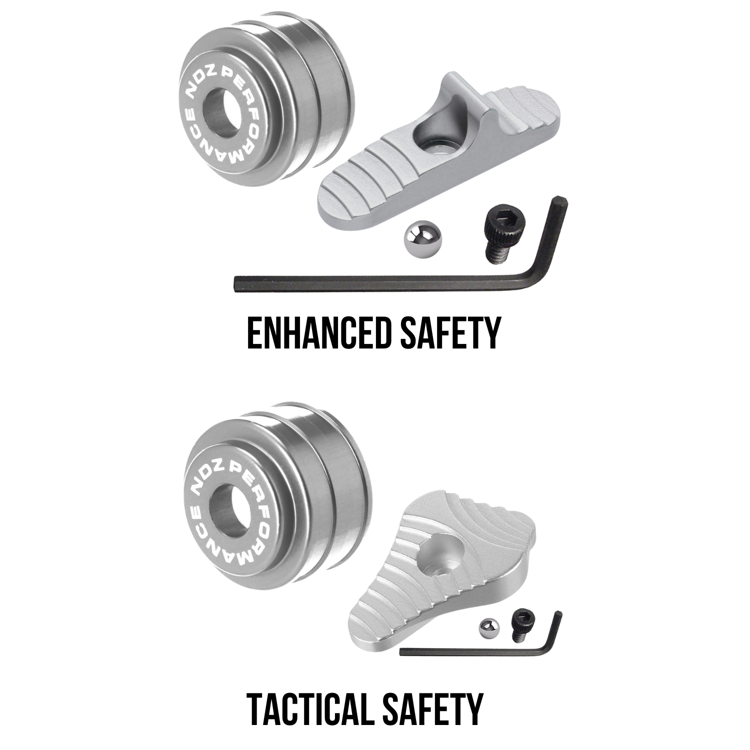 NDZ Mossberg Aluminum Safety & Follower Kit for 500 590 88 940 870 12/20 Gauge - Bild 8 von 10