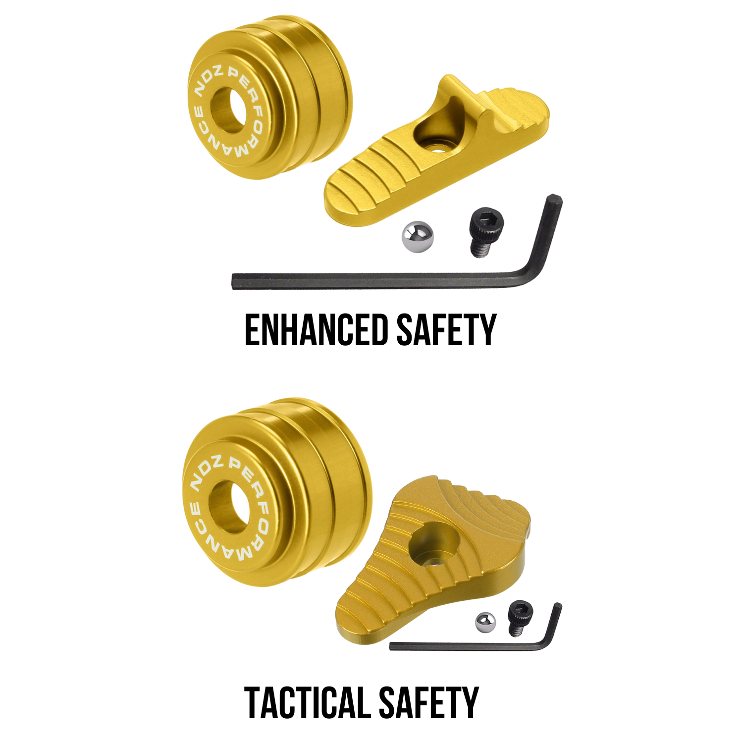 NDZ Mossberg Aluminum Safety & Follower Kit for 500 590 88 940 870 12/20 Gauge - Bild 10 von 10
