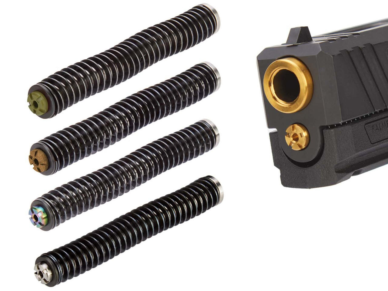 NDZ PSA Dagger Stainless Steel Guide Rod Assembly ISMI Spring PVD
