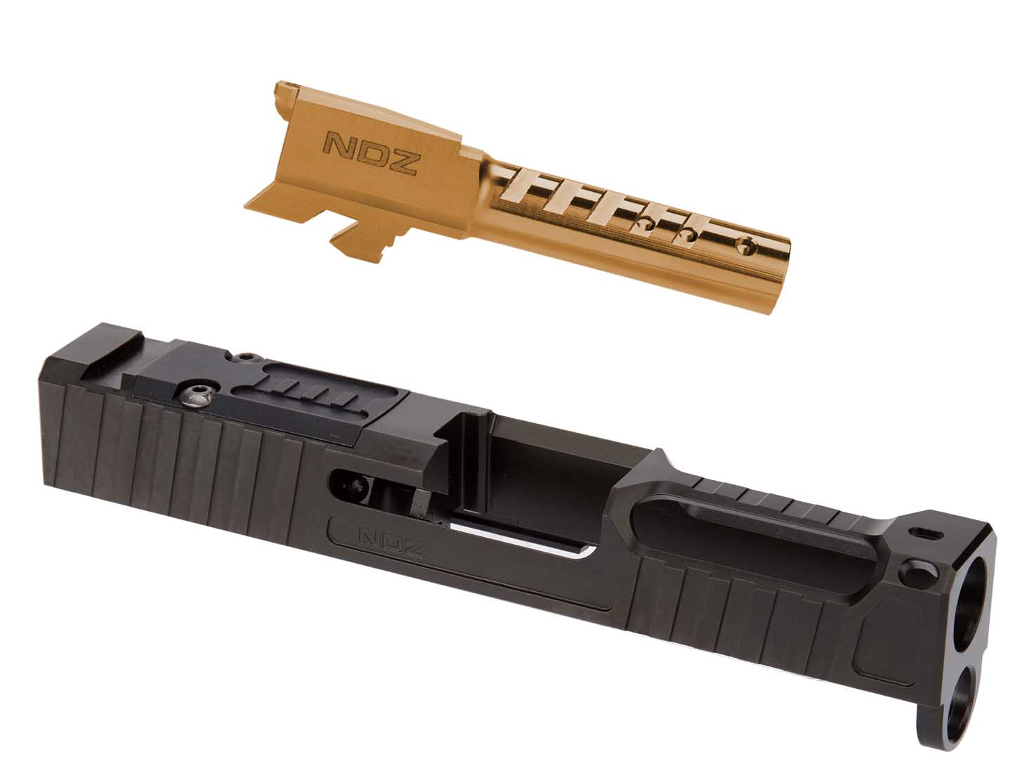 NDZ Glock 43 43X Artemis Ported Slide & Barrel RMSC Optic Ready