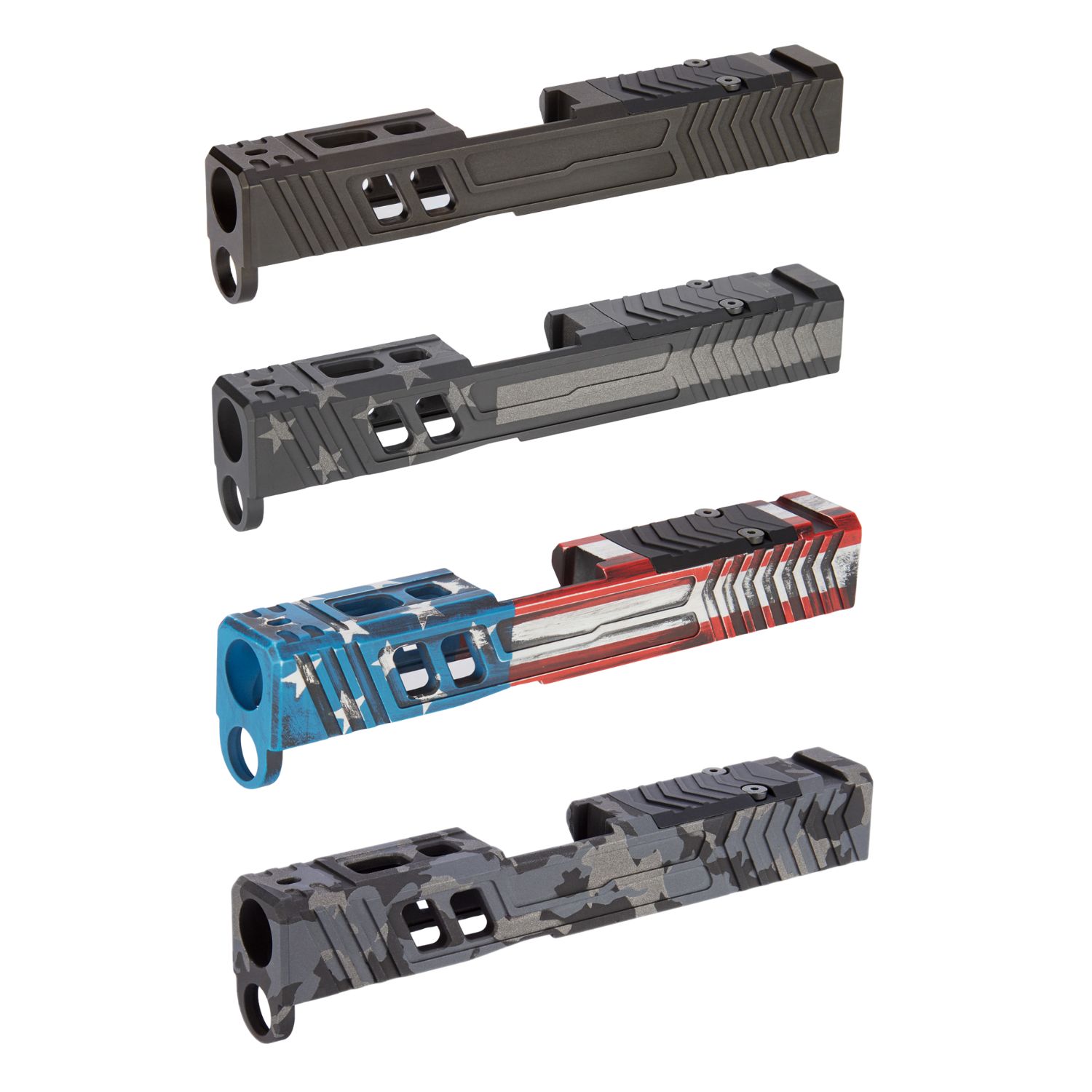 NDZ Glock 43 43X Slide Stainless Steel Cerakote PVD RMSC Optic Cut