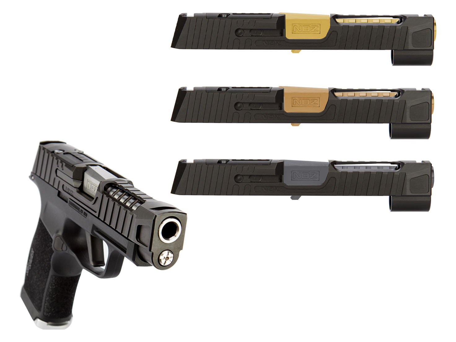 NDZ Sig P365 XL Achilles Ported Slide & Barrel RMSC 9mm, USA Made