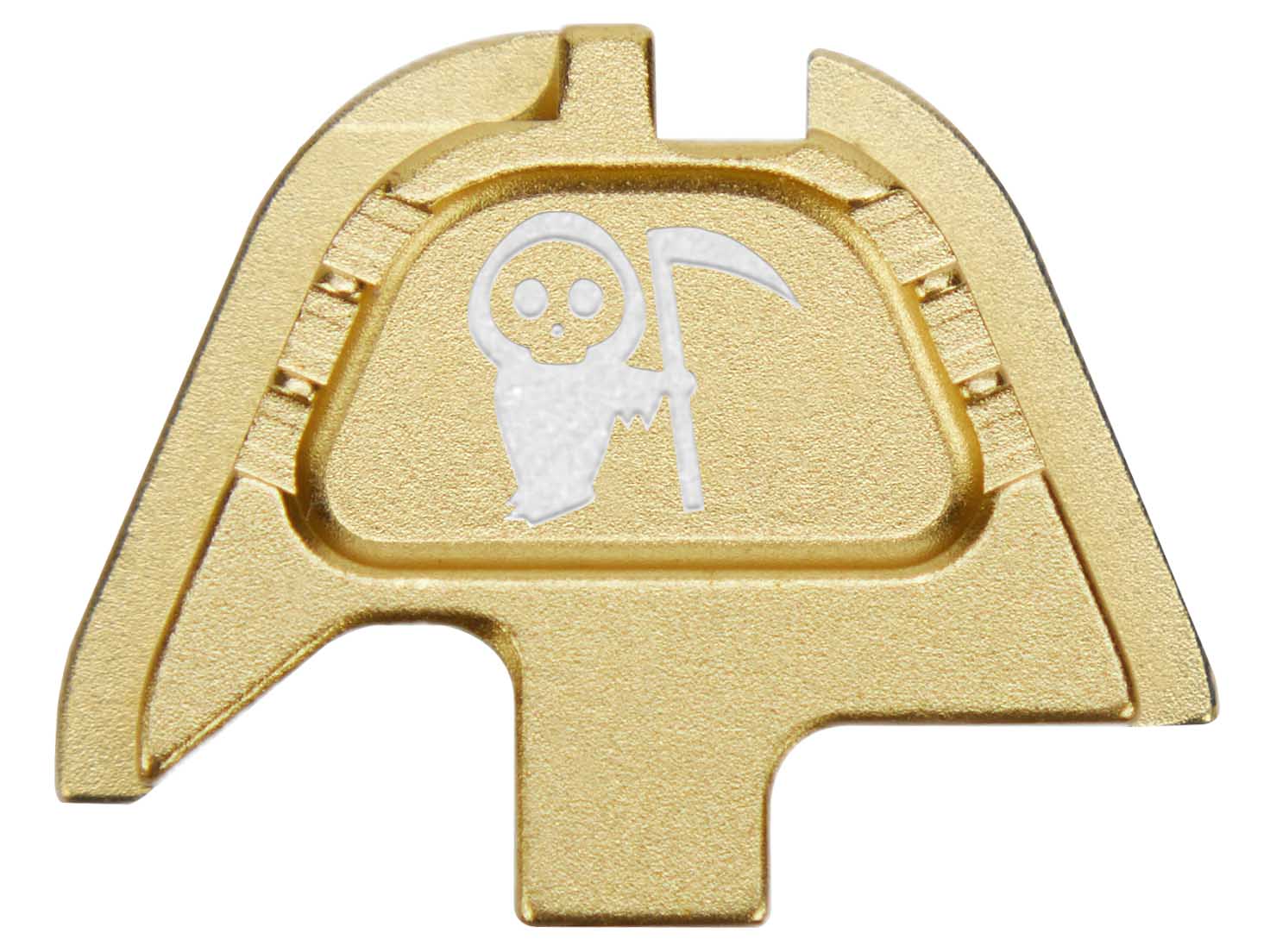 NDZ Slide Back Plate for Walther PDP Models Windowed Aluminum Gold