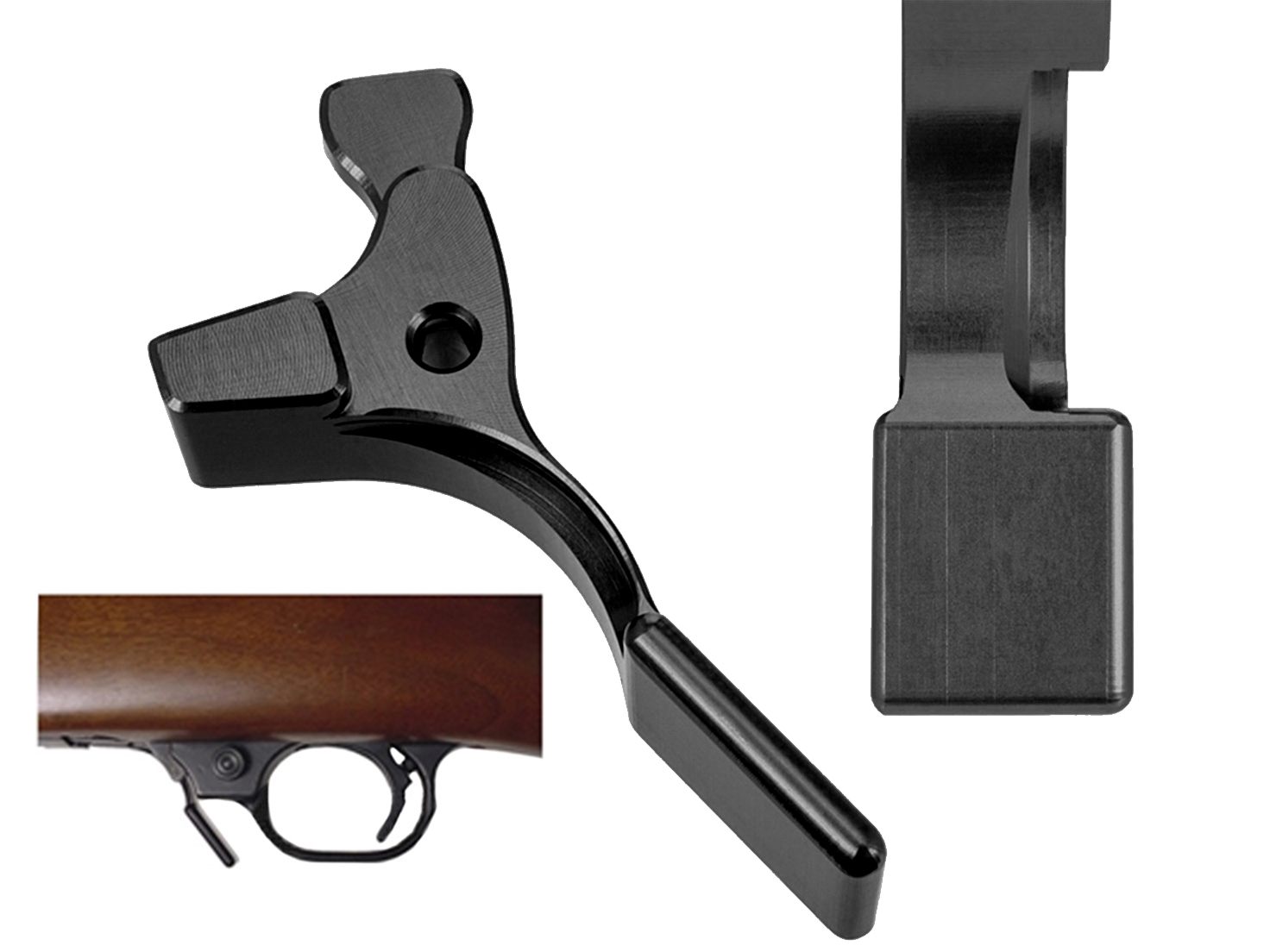 thumbnail image 2 of Pull-Release Magazine Release For Ruger 10/22 And Charger - .22 LR, Multiple Colors, Made In USA 2 of 3