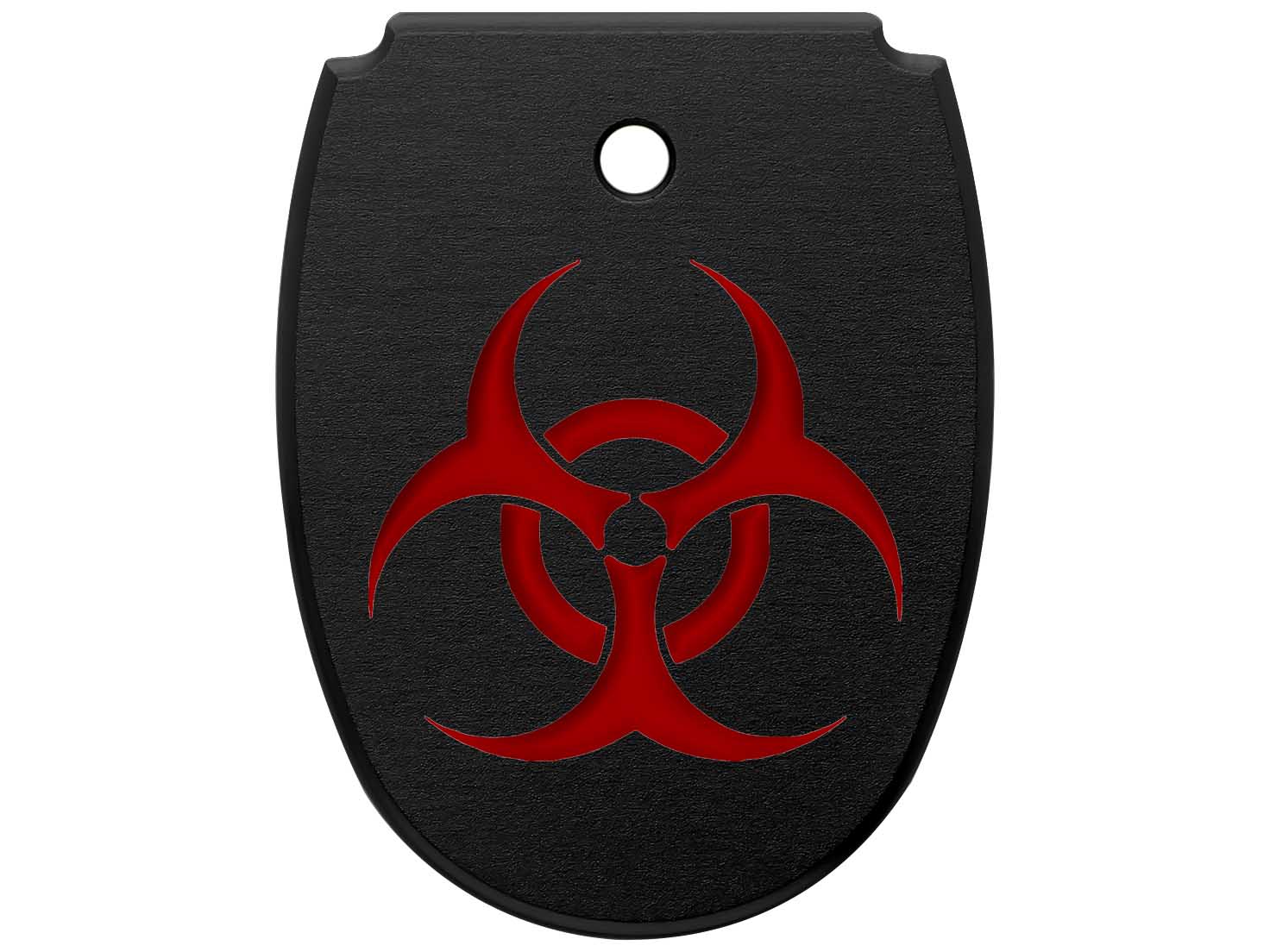 NDZ Sig P320X X5 Legion P320 M18 Aluminum Mag Floor Plate Black Engraved Red - Picture 11 of 70